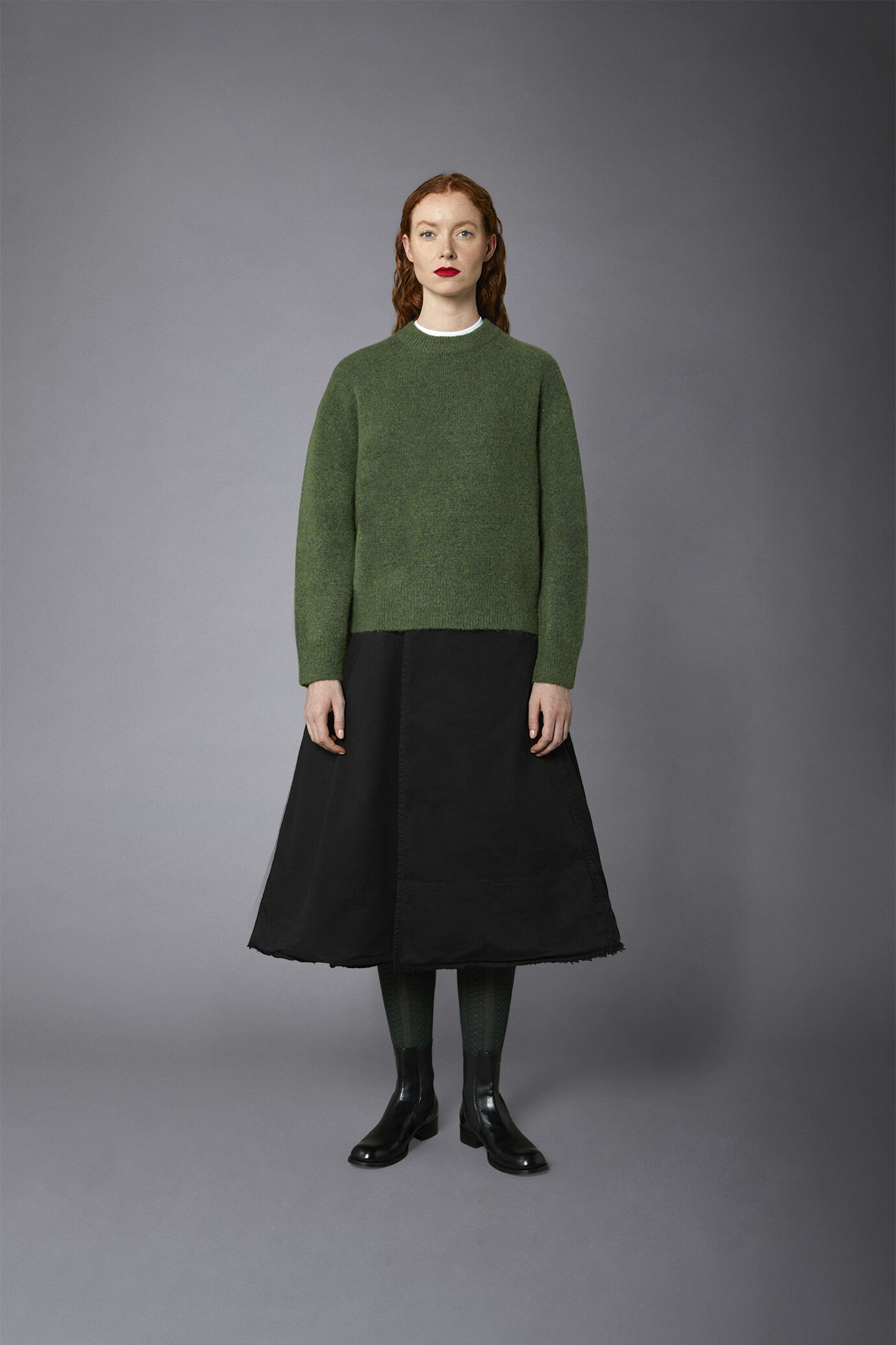 Gonna lunga donna in cotone image number 2
