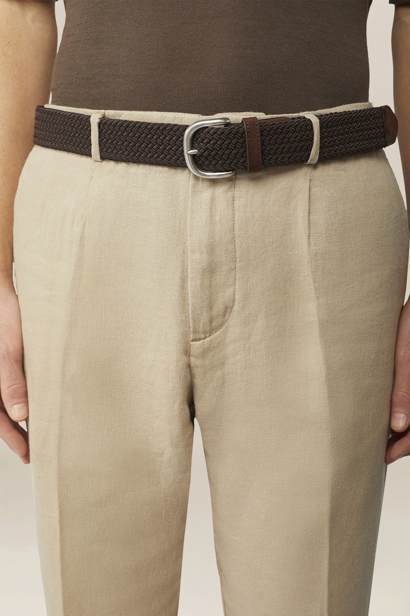 Ceinture classique pour homme, couleur unie image number 0