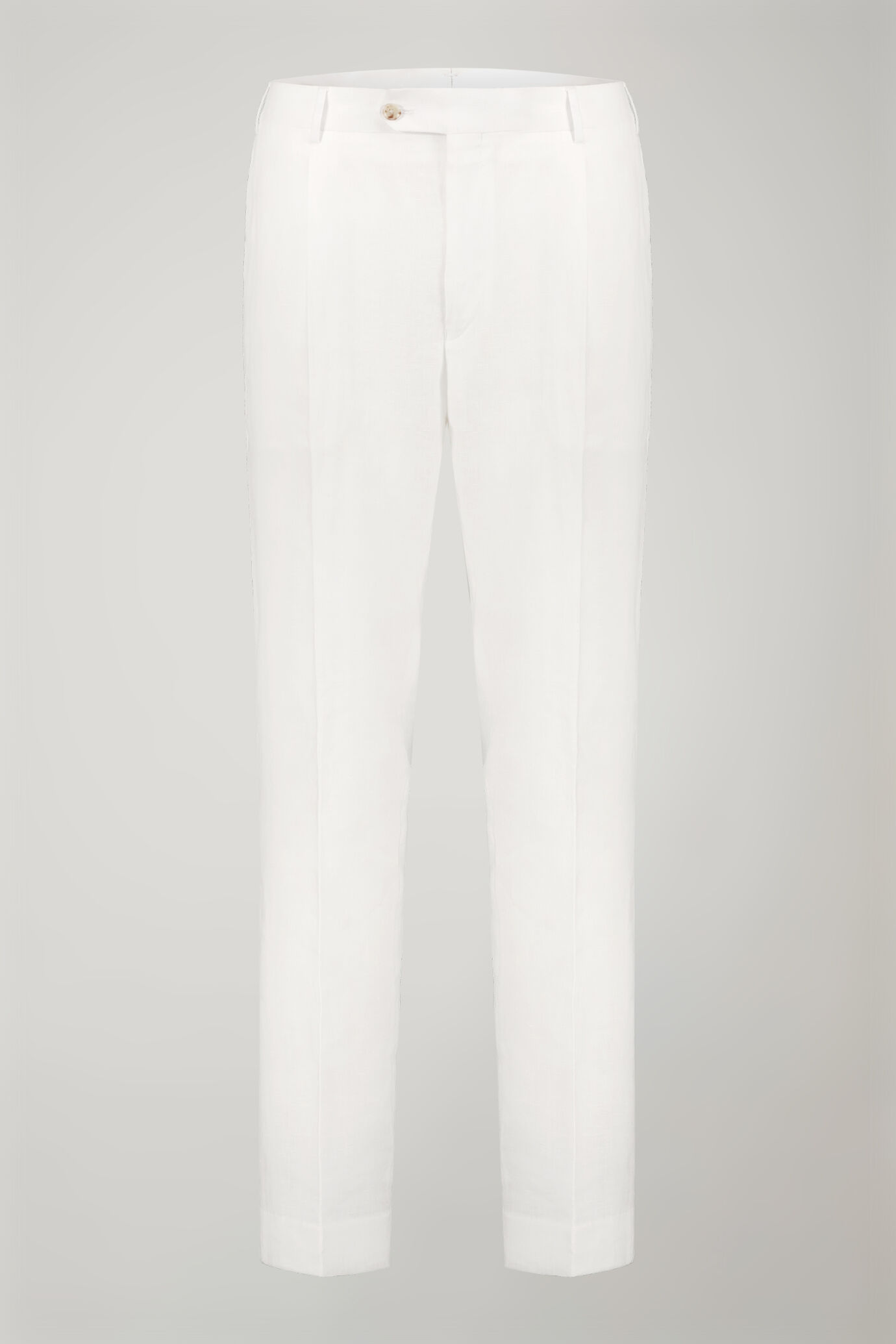 Abito uomo monopetto 100% lino regular fit image number 6