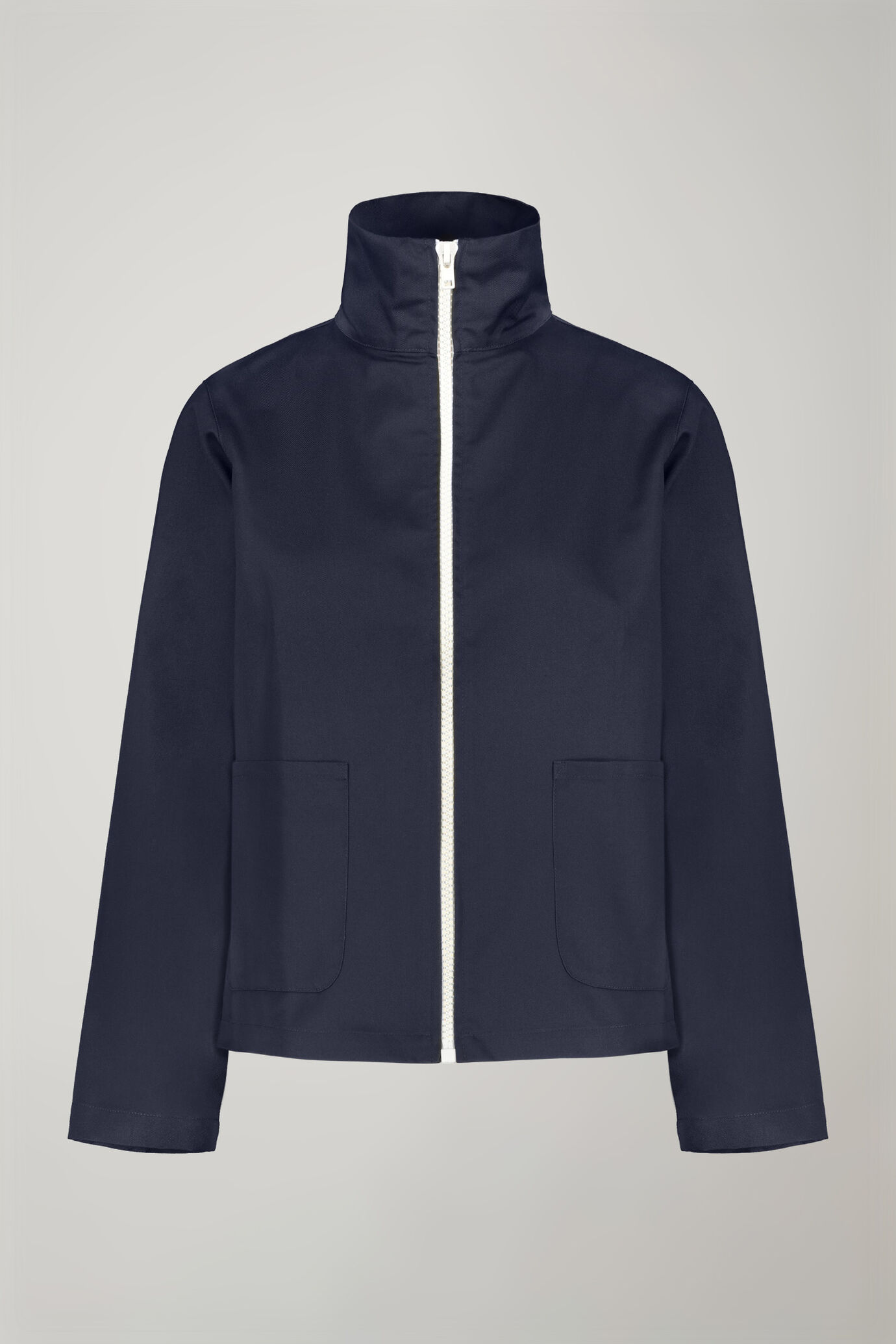 Giubbino donna con zip regular fit image number 4