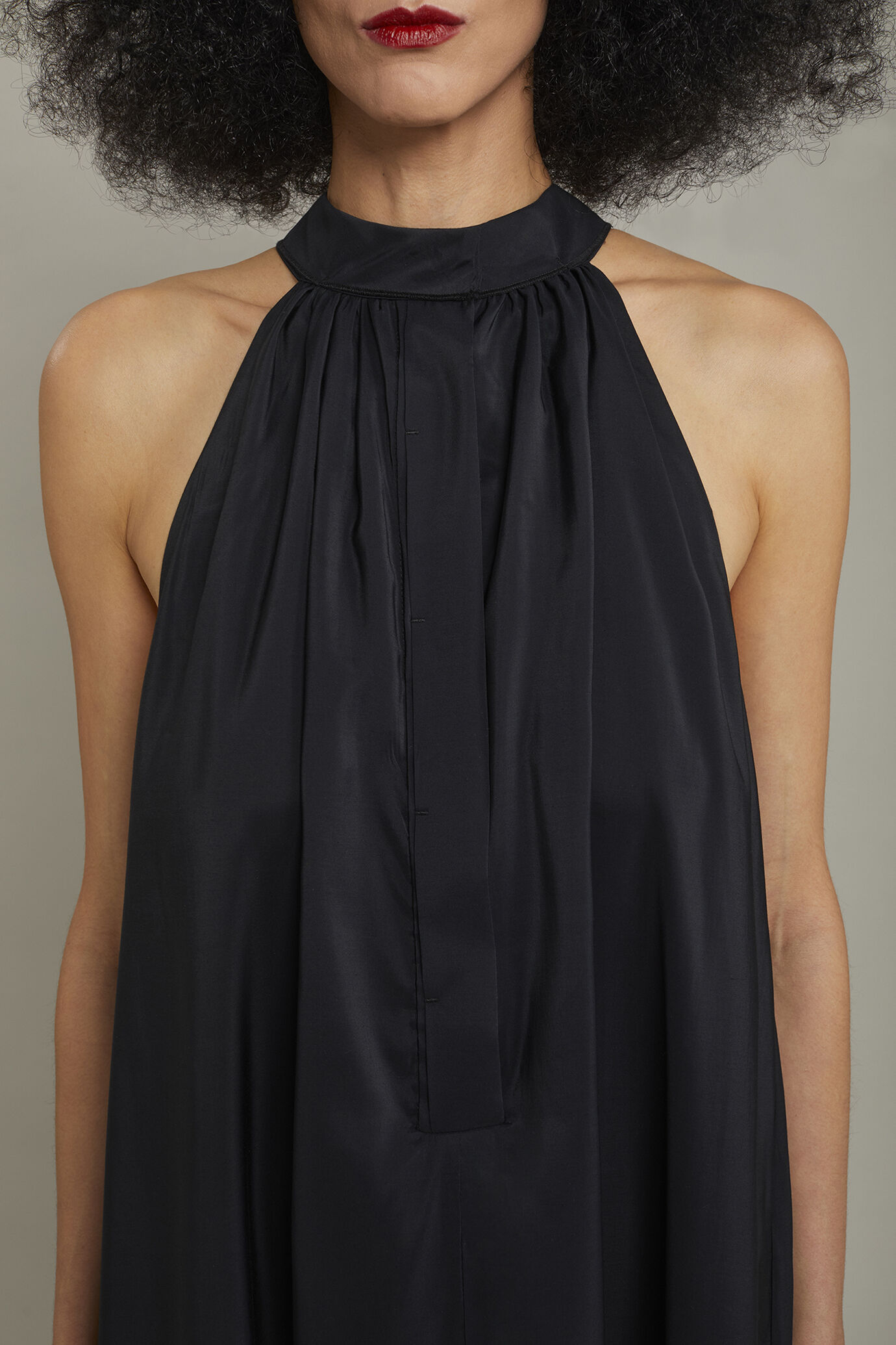 Women’s dress with halter neck regular fit image number 3