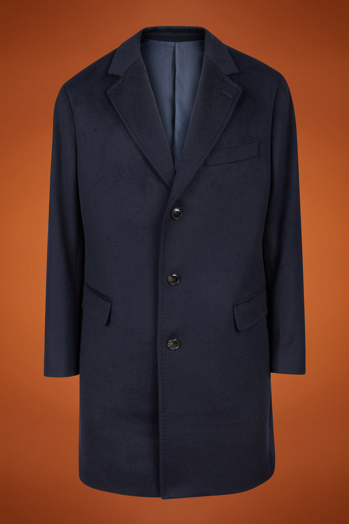 Cappotto classico uomo monopetto Wool Blend regular fit