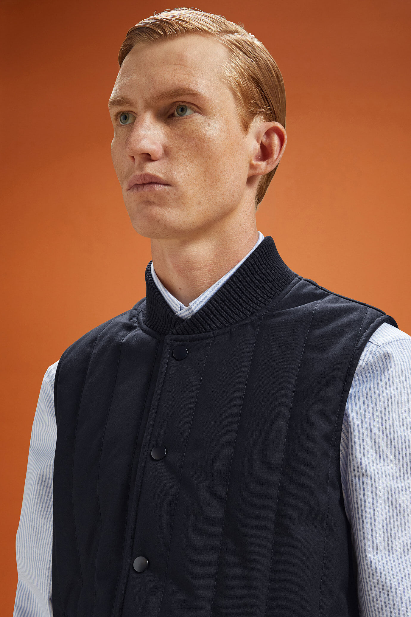 Gilet uomo imbottito con fodera in jersey comfort fit image number 3