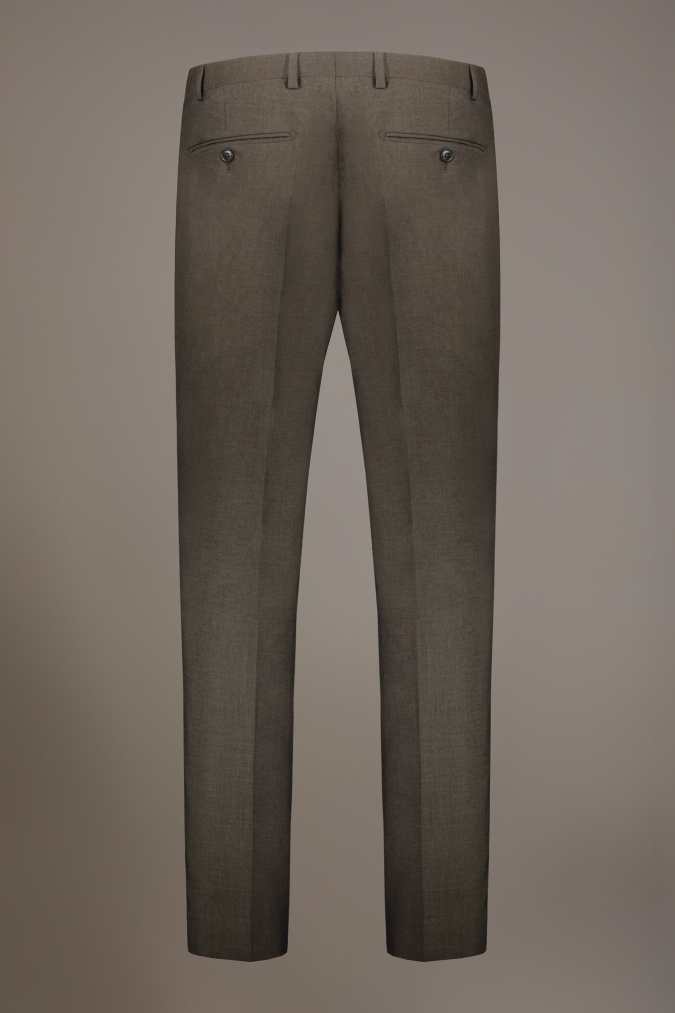 Regular fit single-breasted suit with micro pattern image number 7