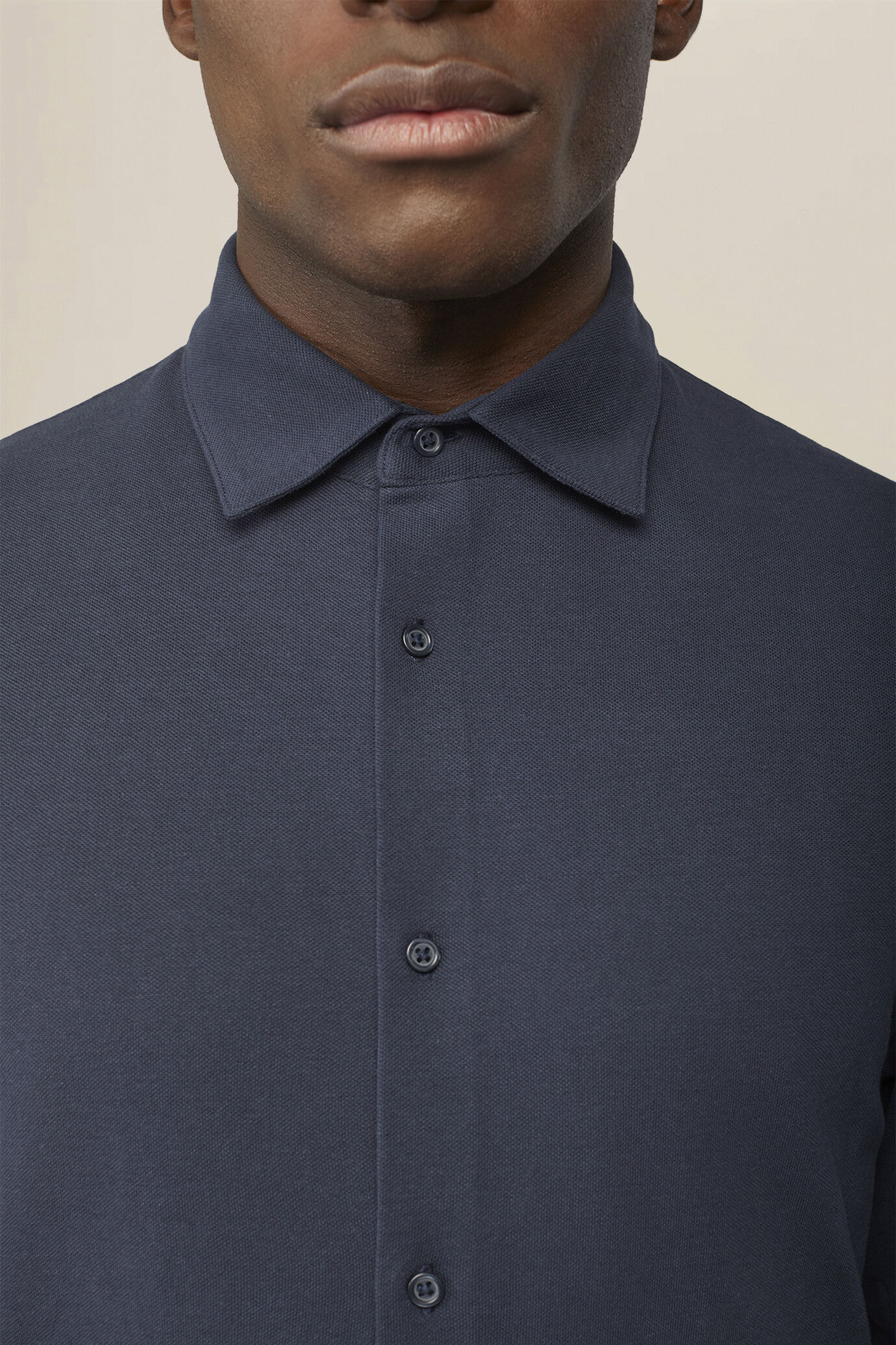 Men's 100% cotton regular fit polo shirt image number 2