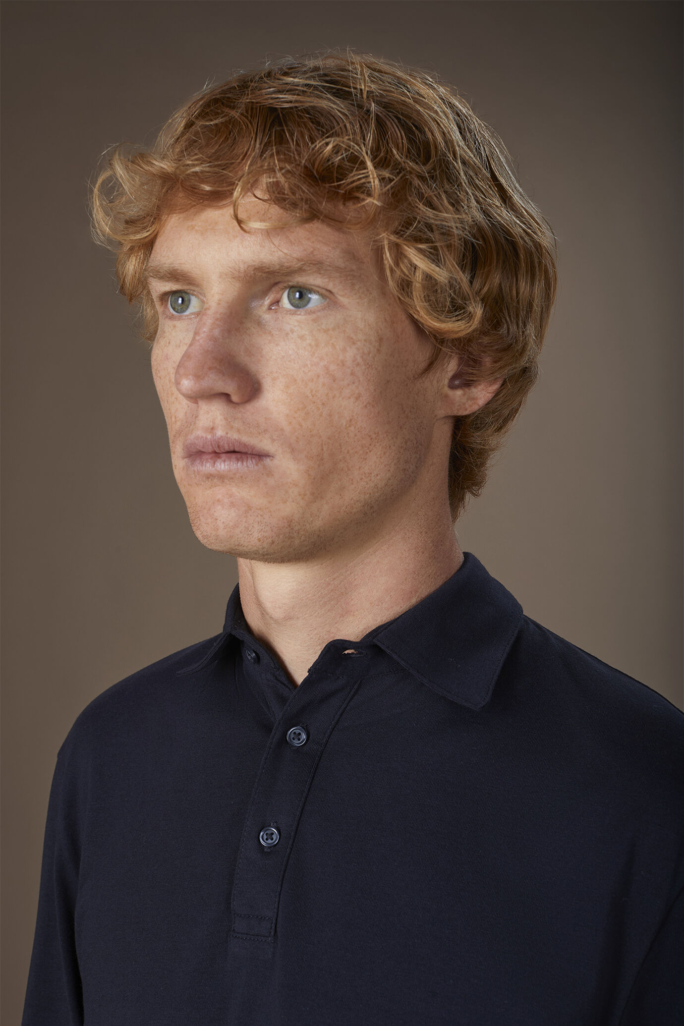 Men's polo shirt in 100% cotton regular fit image number 2