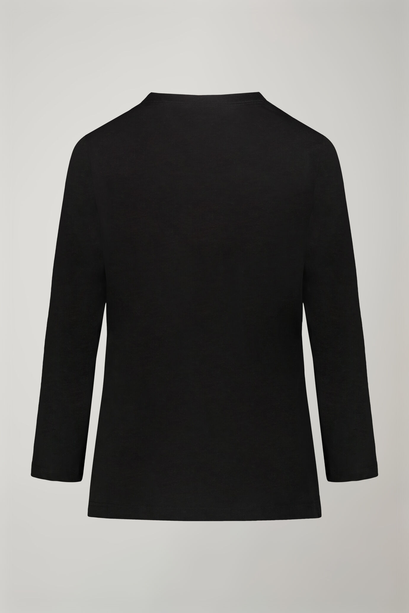 Damen-T-Shirt mit V-Ausschnitt aus 100 % Baumwolle in normaler Passform image number 5