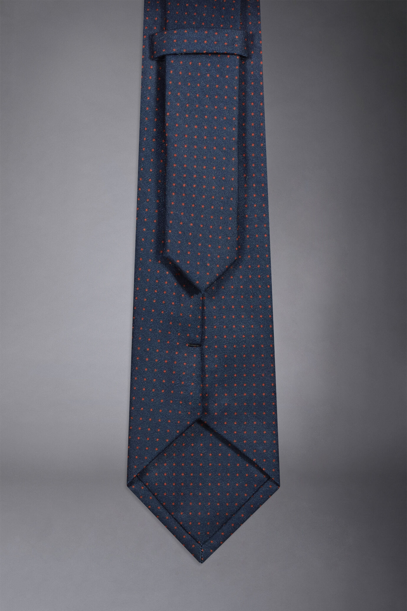 Men's micro pattern wool blend tie image number 1