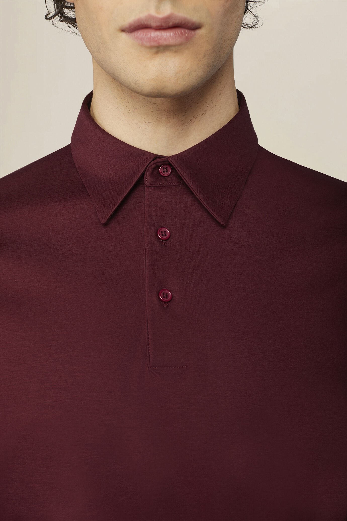 Men's polo shirt in 100% cotton, regular fit image number 2