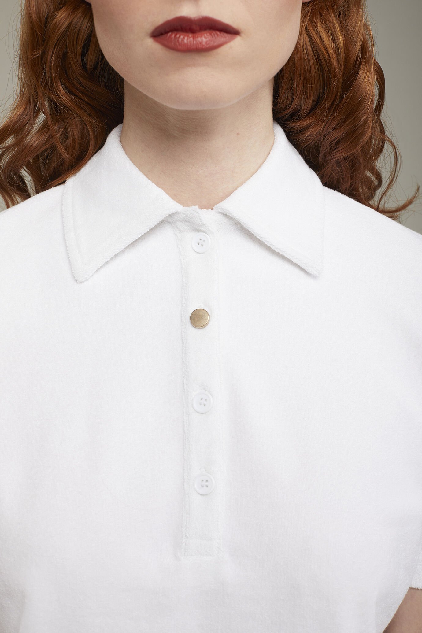 Polo femme à manches courtes coupe régulière image number 3