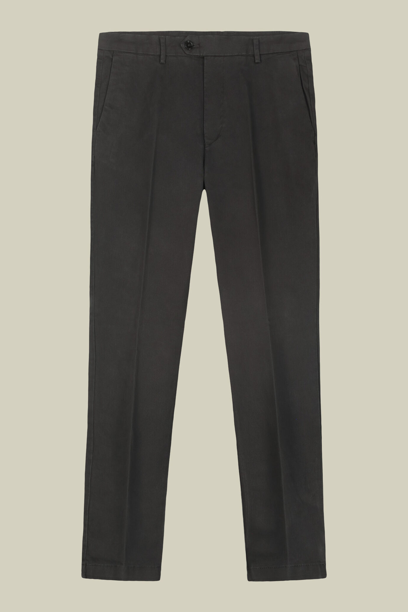 Pantalone uomo chino classico costruzione twill elasticizzato regular fit image number 4