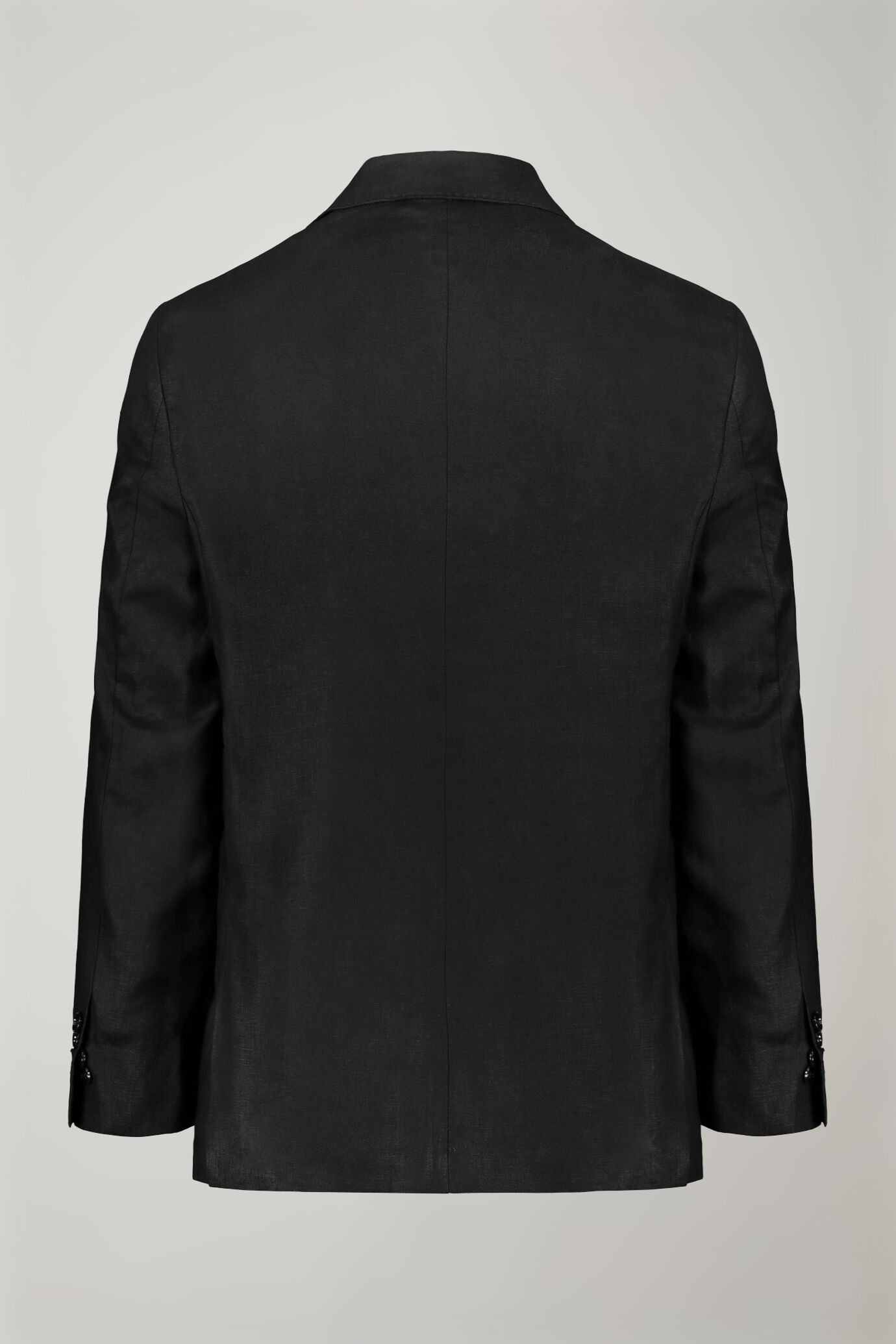 Men's single-breasted 100% linen regular fit suit image number 5