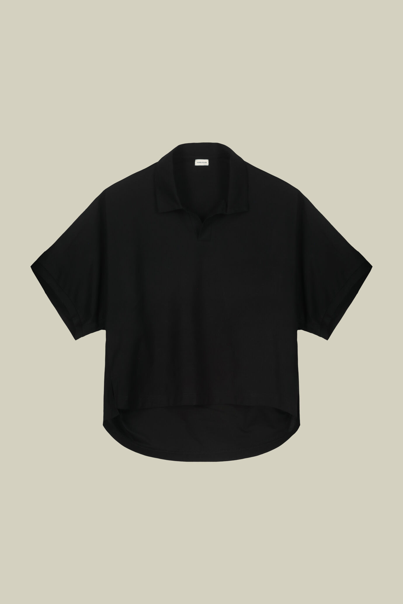 Polo oversize pour femme en piqu&eacute; image number 4