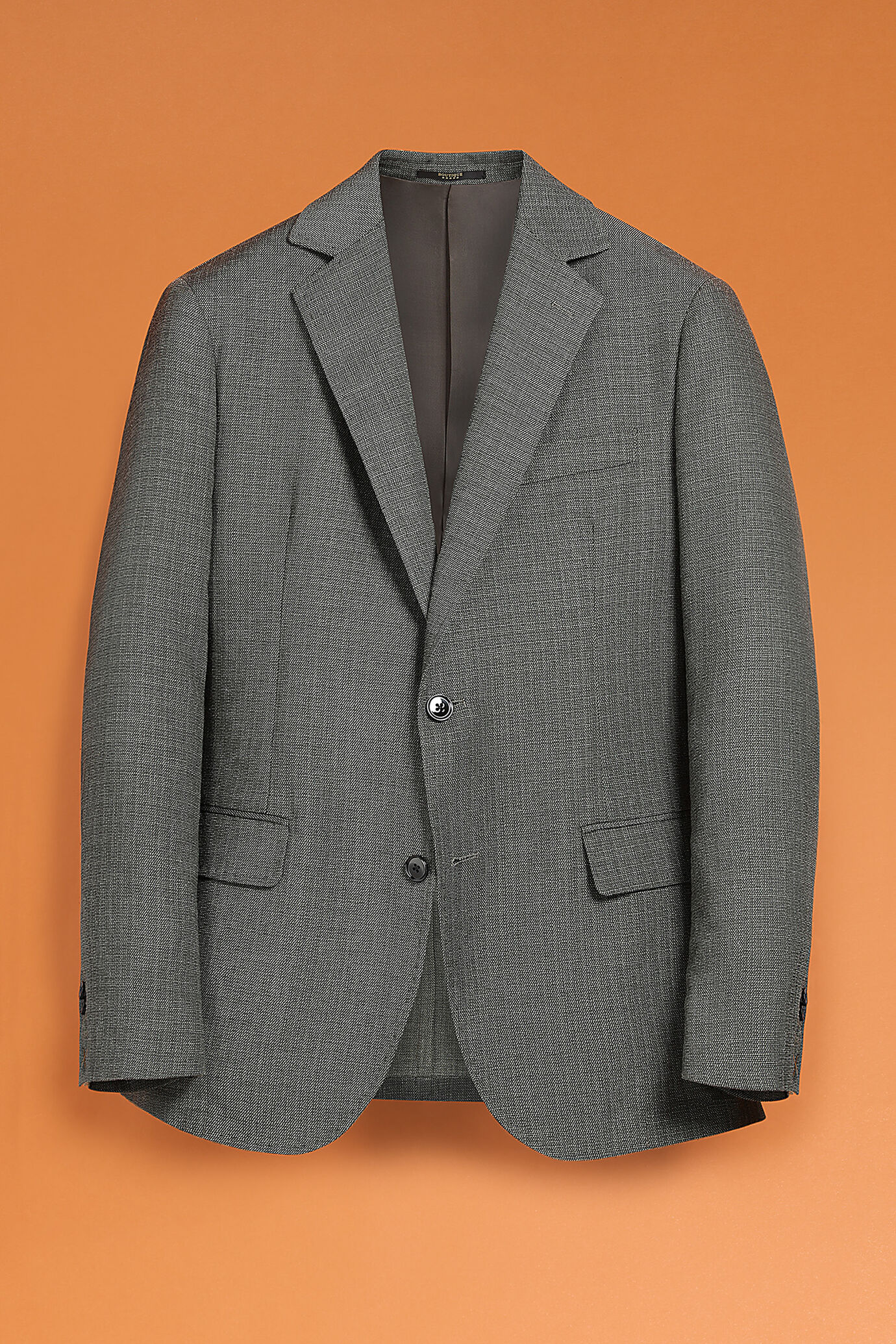 Canvas single breasted blazer image number 0