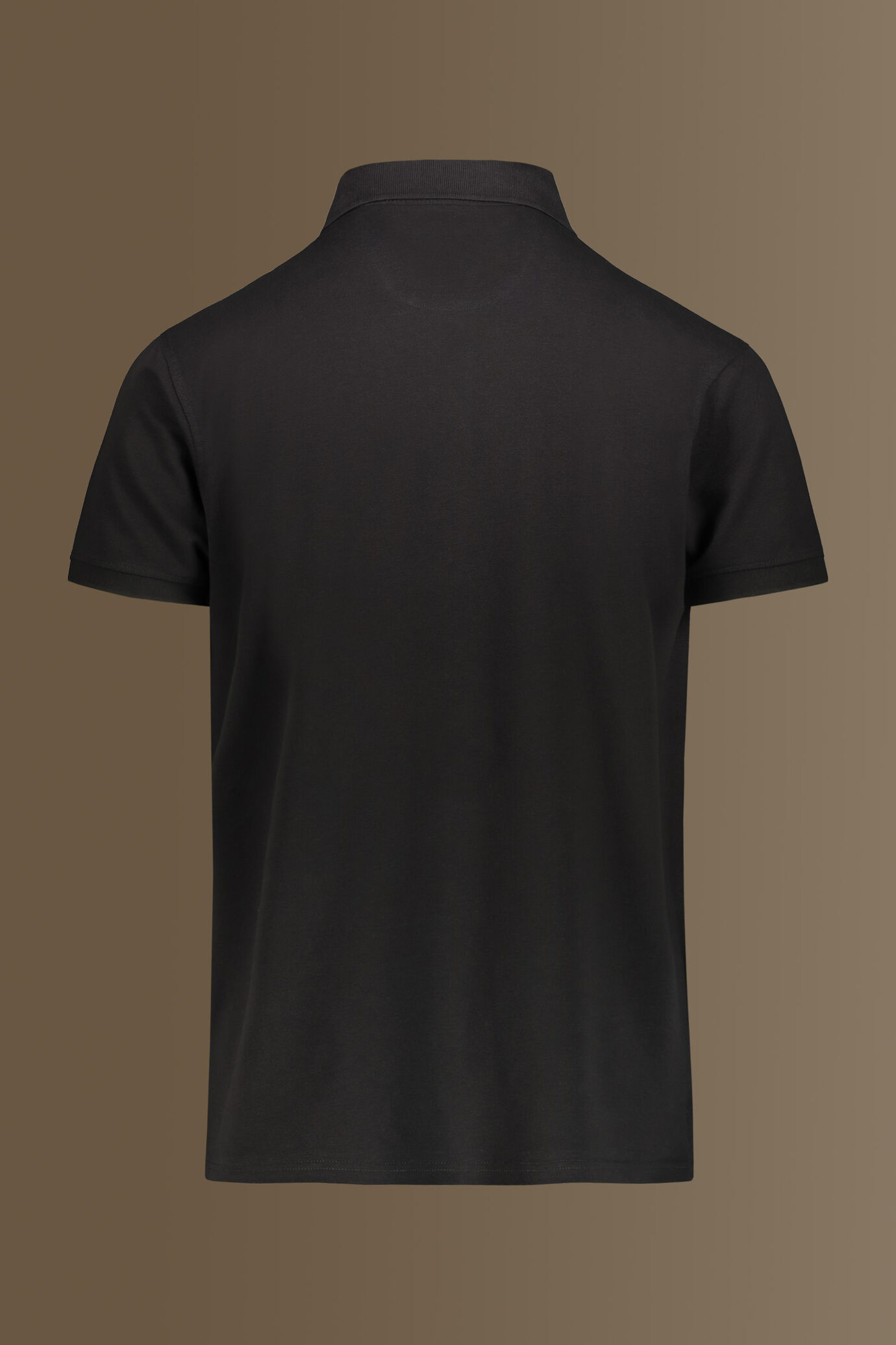 Short sleeves polo 100% cotton piquet solid colour image number 4