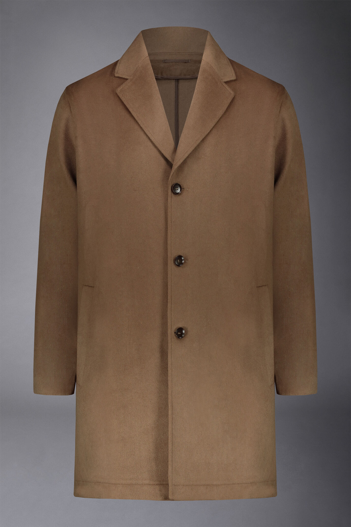Cappotto classico uomo monopetto misto lana image number 4