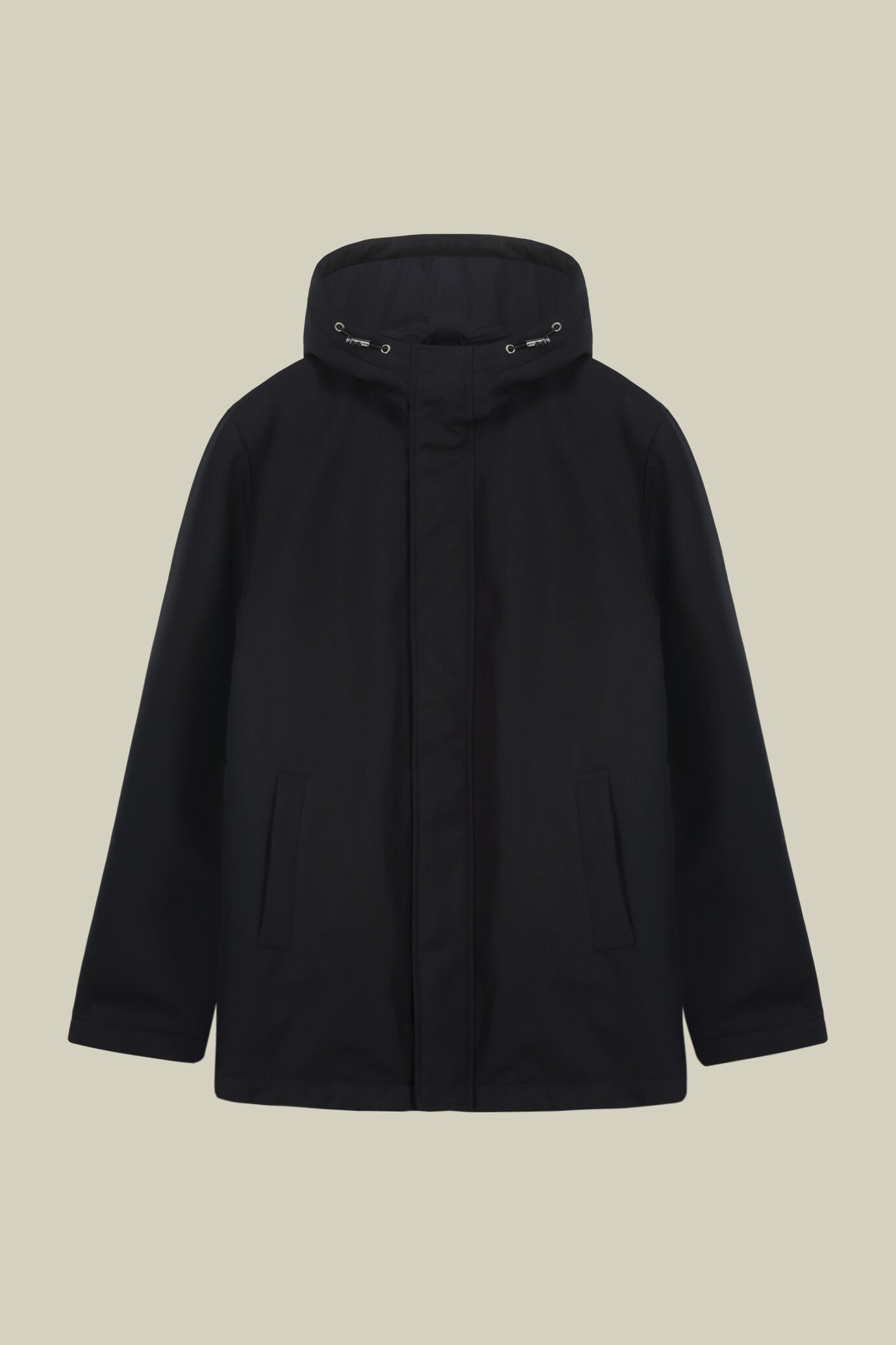 Men's padded jacket in technical fabric regular fit image number 4