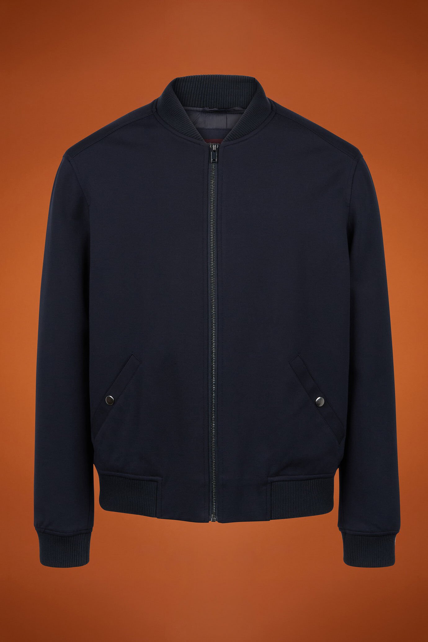 Herren-Bomberjacke aus Jersey in bequemer Passform image number 4