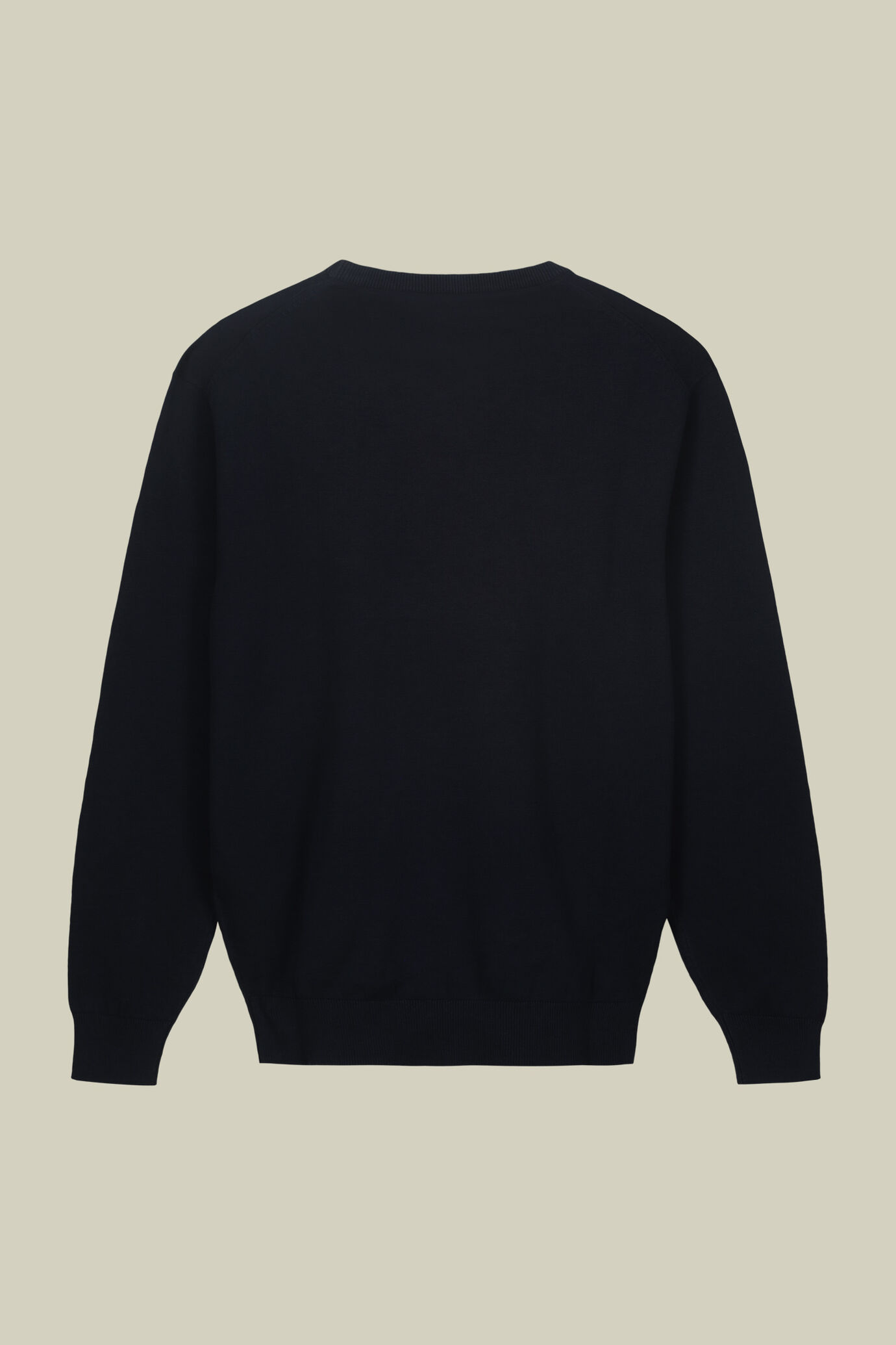 Pull col rond homme 100% coton bio-washed image number 5