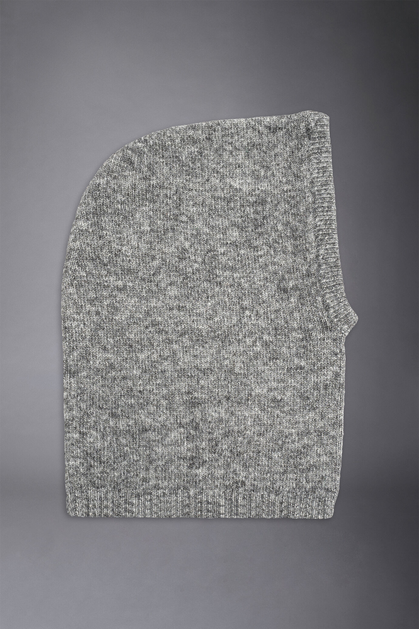 Women's soft knit wool-blend balaclava