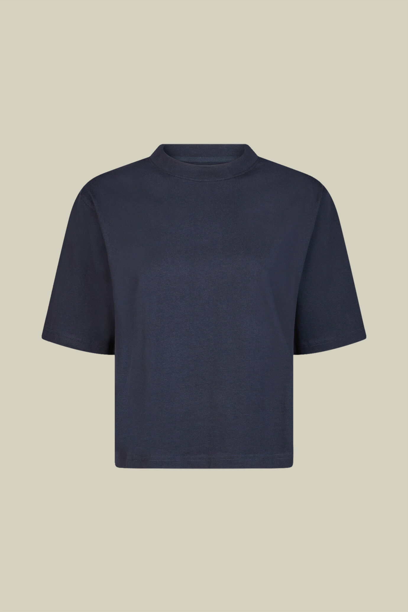 T-shirt femme &agrave; col rond, 100% coton, manches mi-longues, coupe classique image number 4