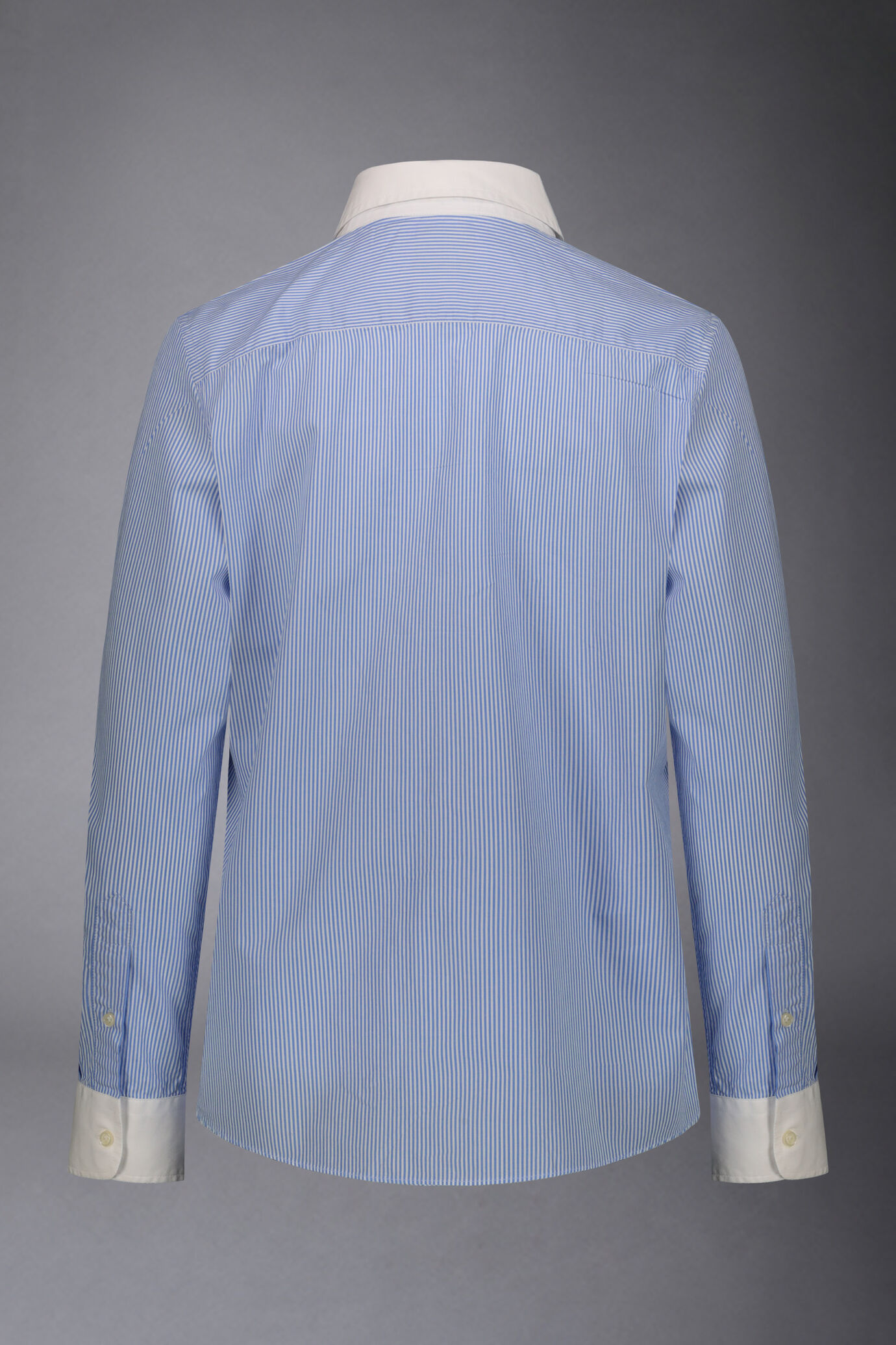 Camicia classica donna in cotone a righe regular fit image number 1