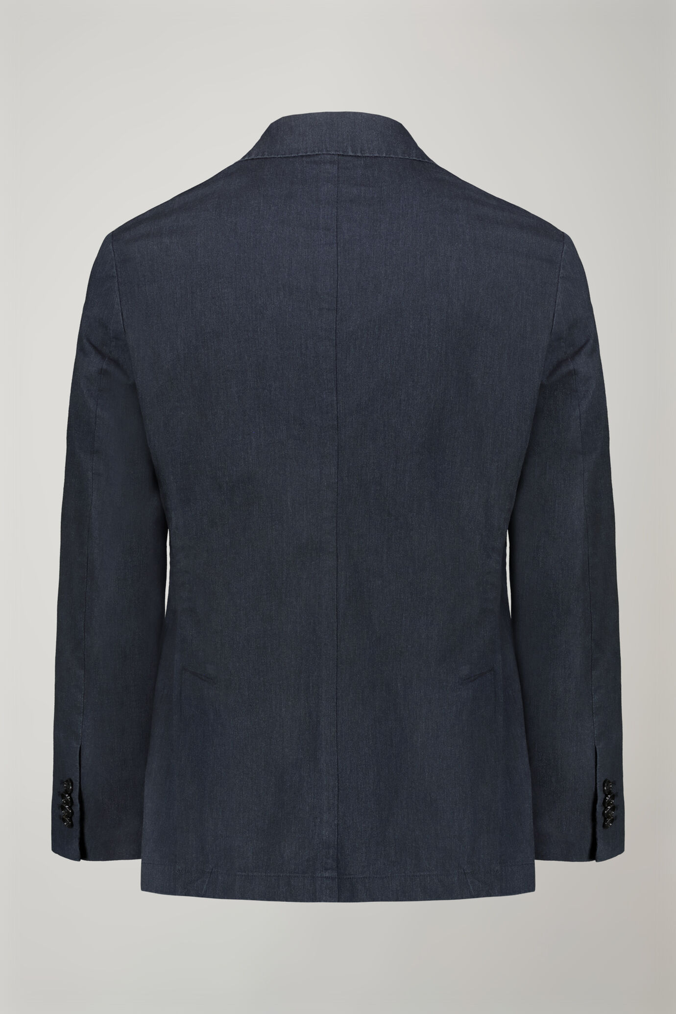 Veste homme à simple boutonnage, non doublée avec poches à rabat, tissu effet flammé coupe régulière image number 5