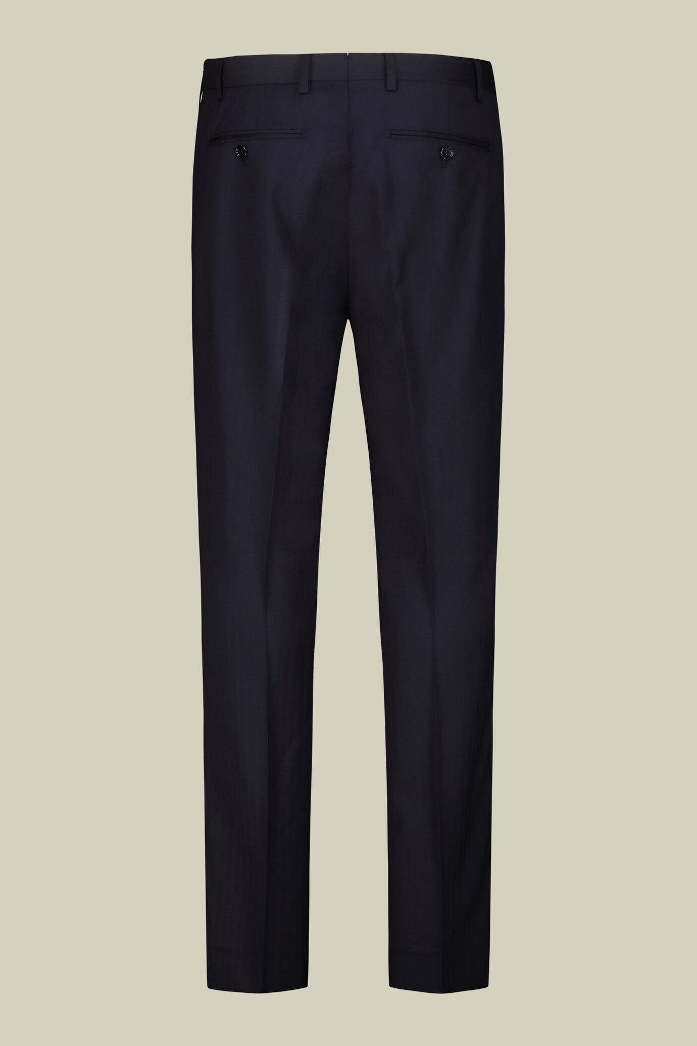 Single-breasted men's suit with classic single-pleat trousers, in 100% wool with herringbone weave image number 8