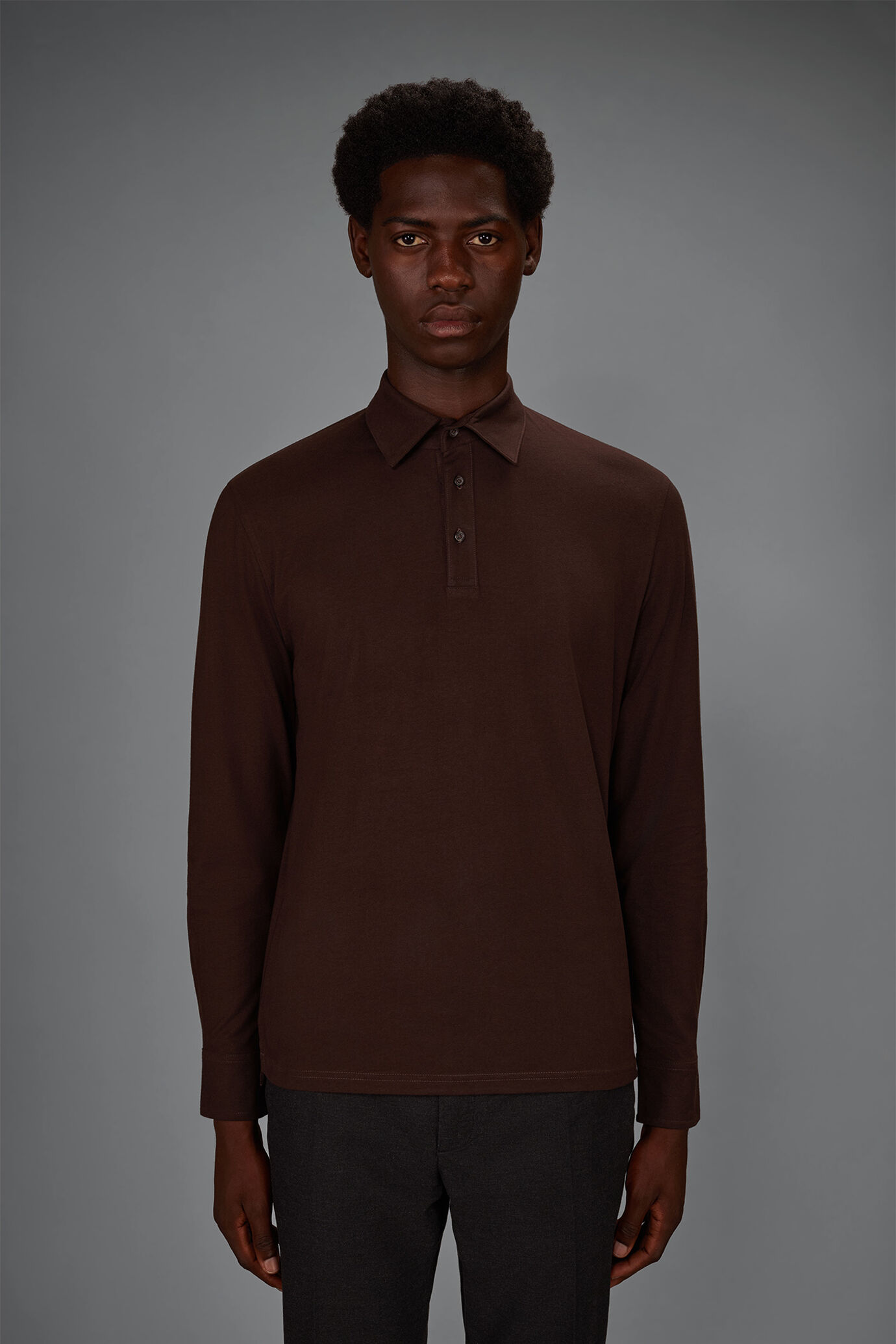 Men&rsquo;s 100% Cotton polo shirt regular fit image number 1