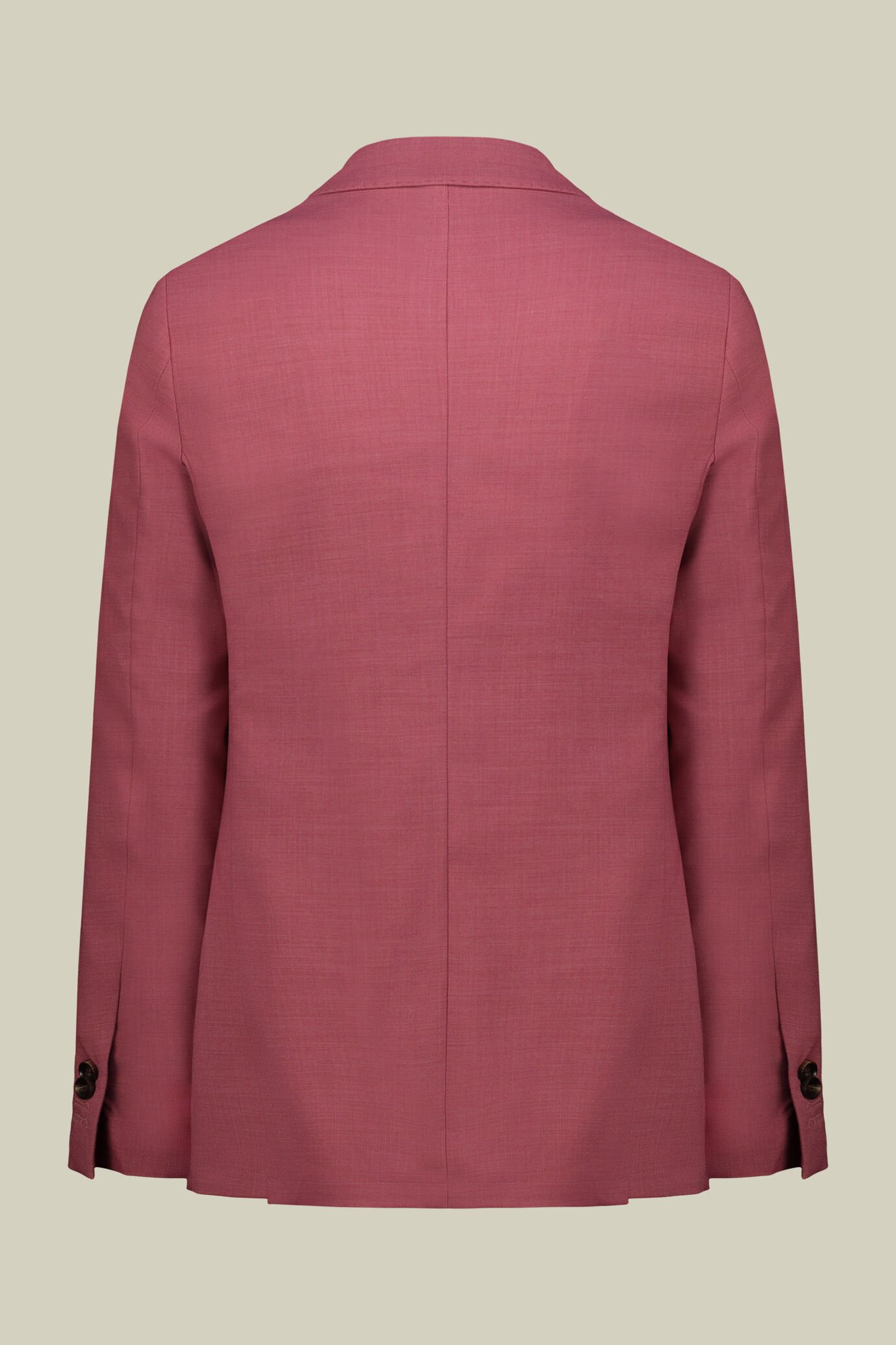 Costume homme croisé en tissu grisaille, coupe regular image number 1