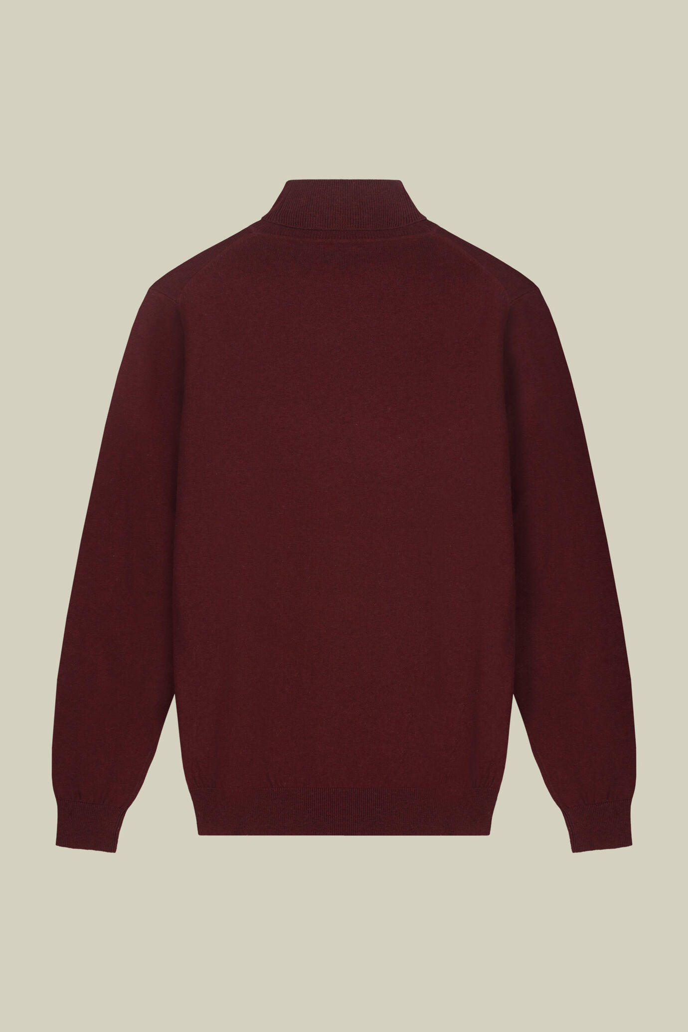 Maglia uomo collo alto lana e cotone regular fit image number 5