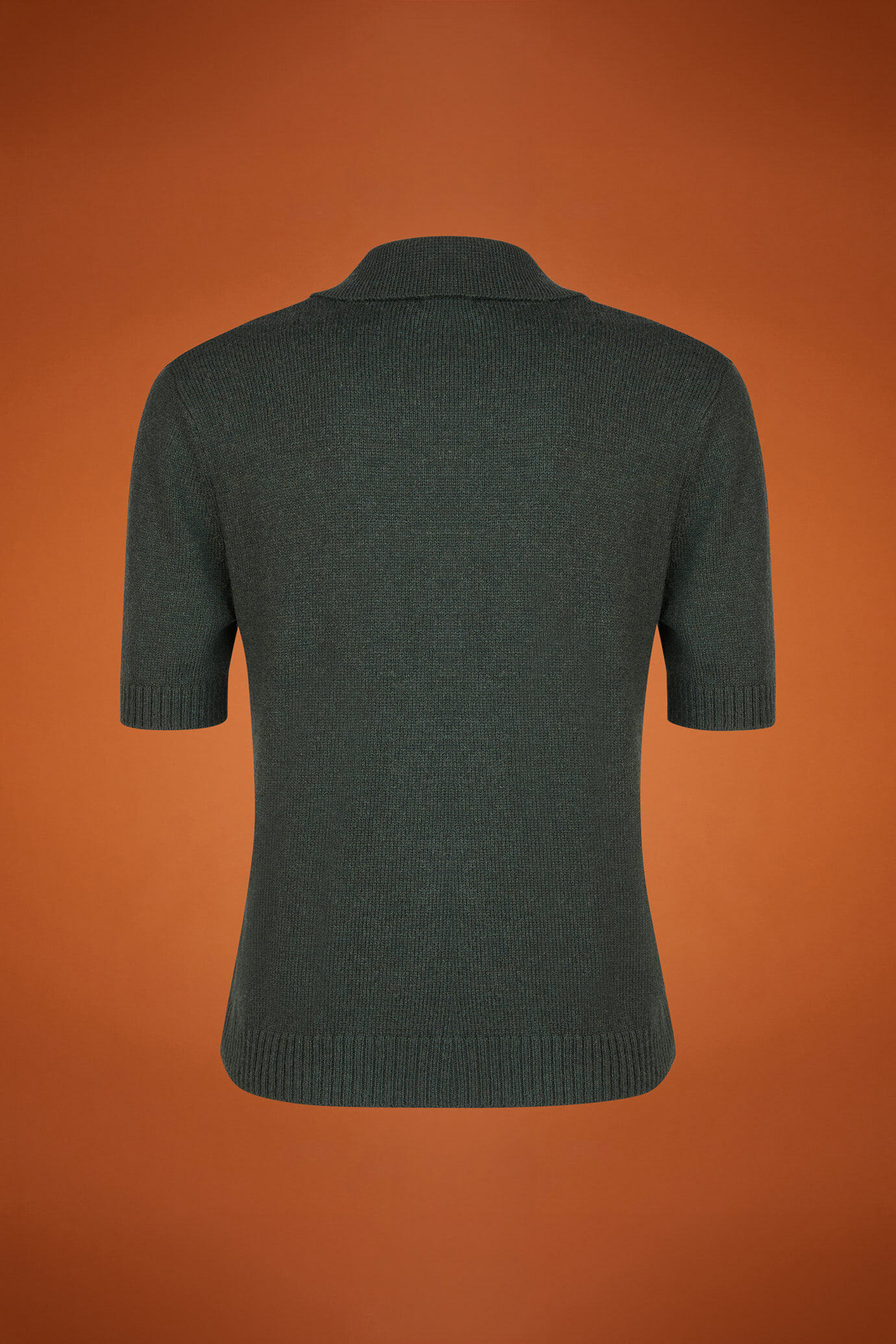 Damen-Poloshirt aus Strick mit halblangen Ärmeln in normaler Passform image number 5