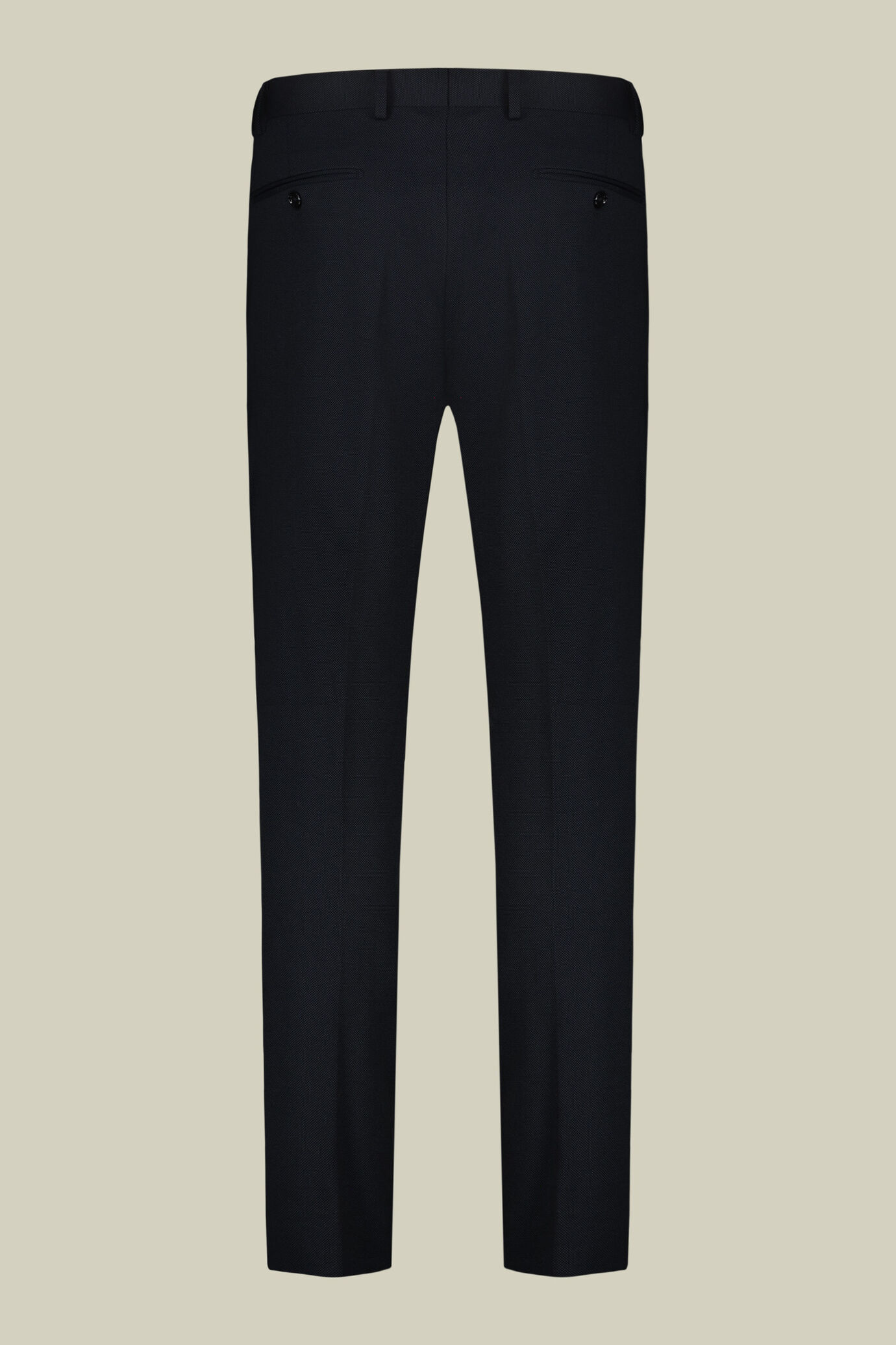 Abito uomo monopetto con tessuto jersey e disegno occhio di pernice regular fit image number 7
