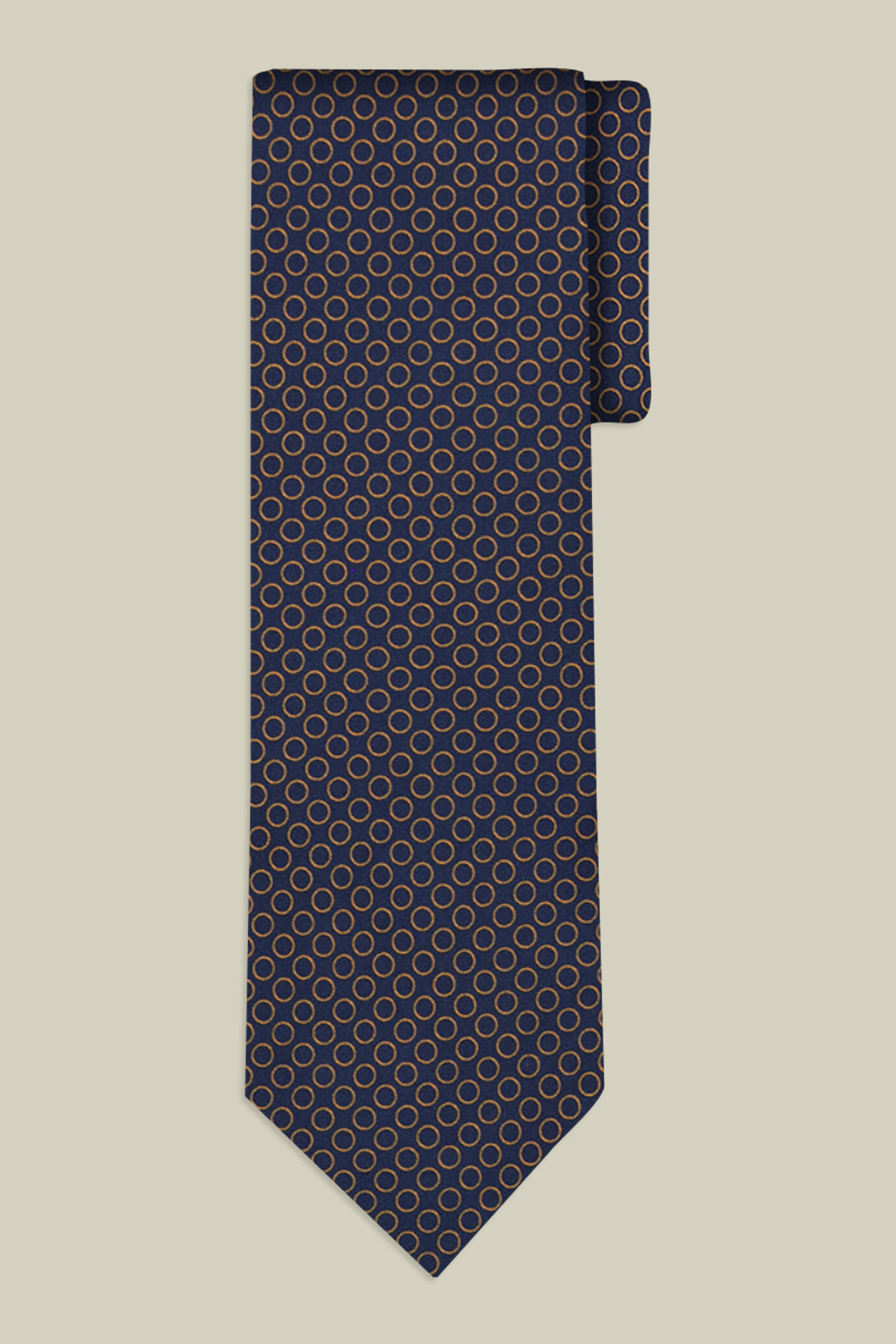 Cravate homme en soie à micro motif