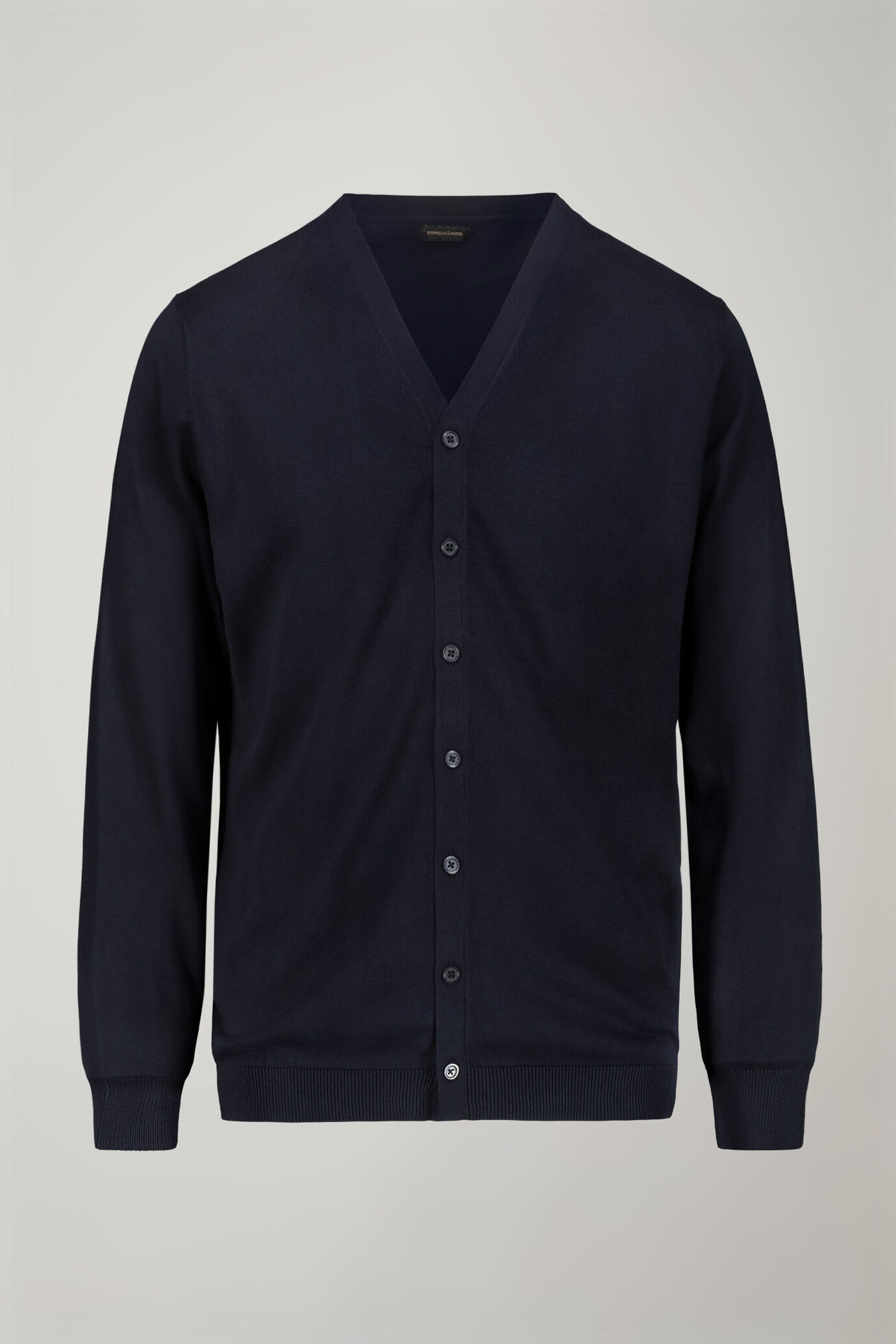 Cardigan homme col V 100 % coton coupe régulière image number 4