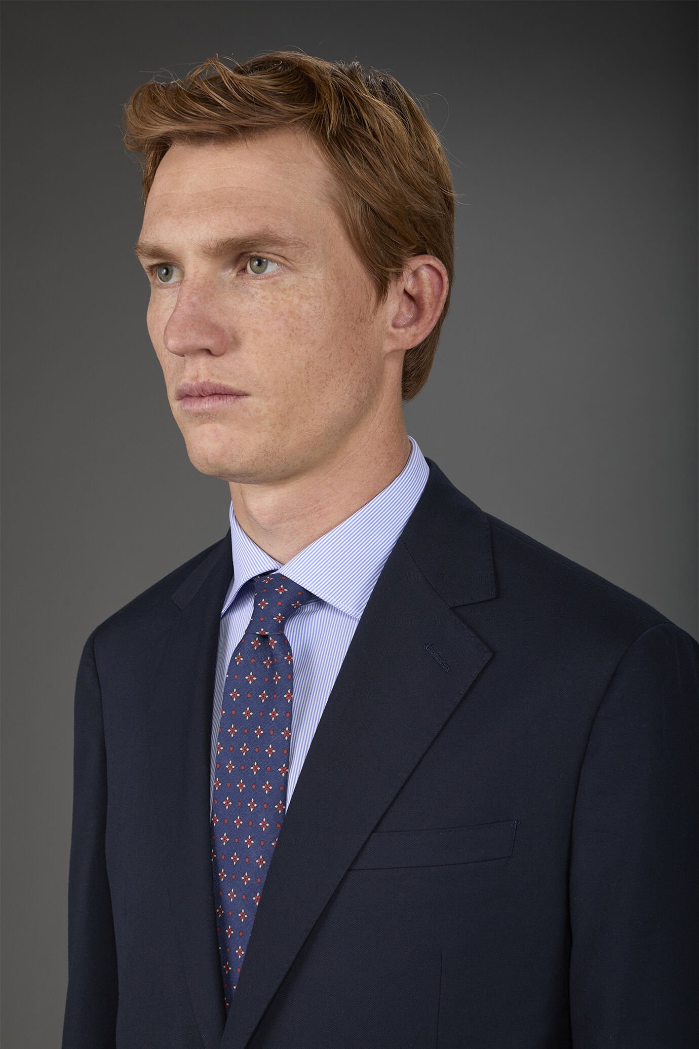 Men's micro patterned tie image number 0