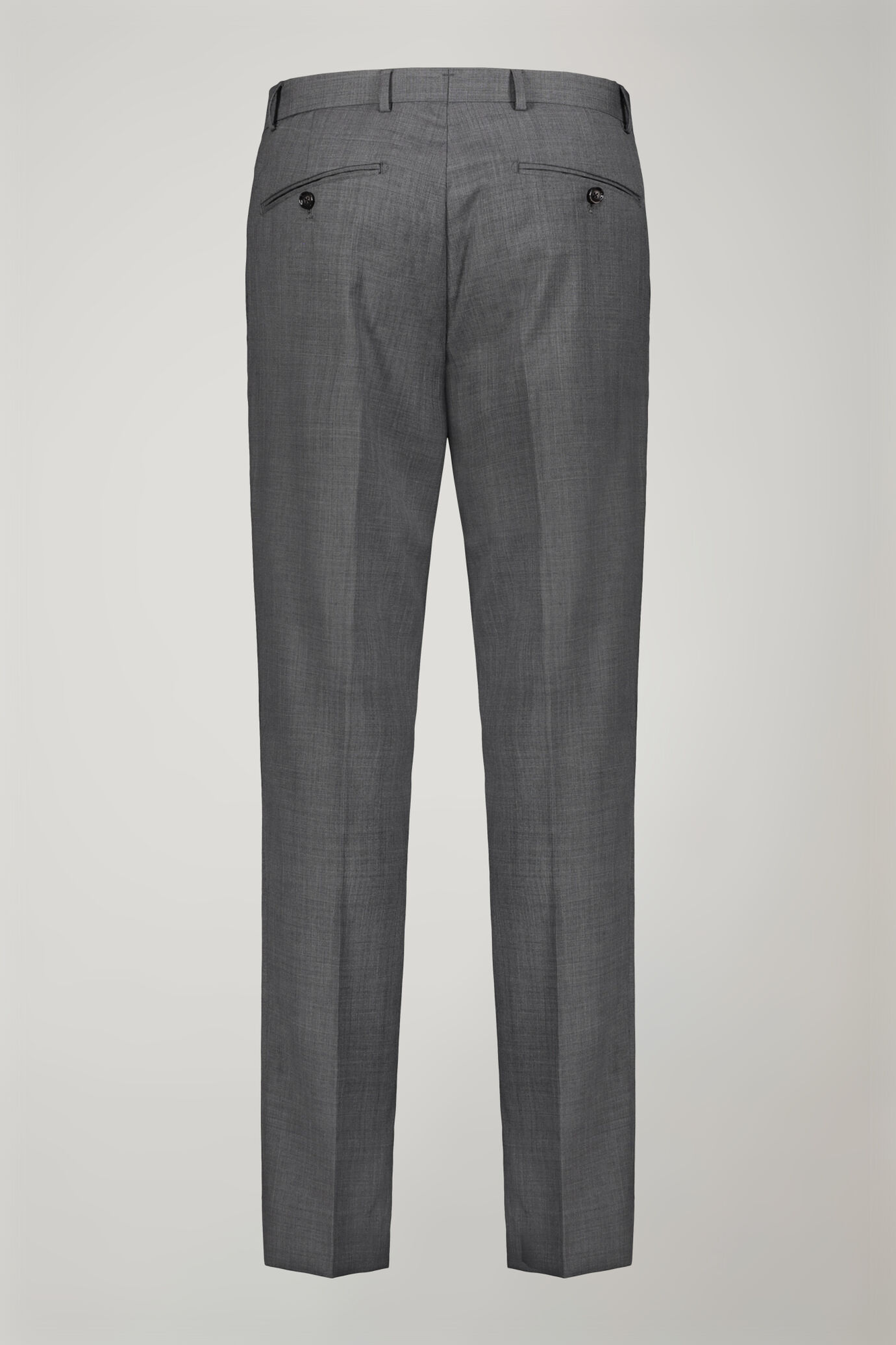 Abito uomo Wool Blend monopetto tessuto grisaglia regular fit image number 8