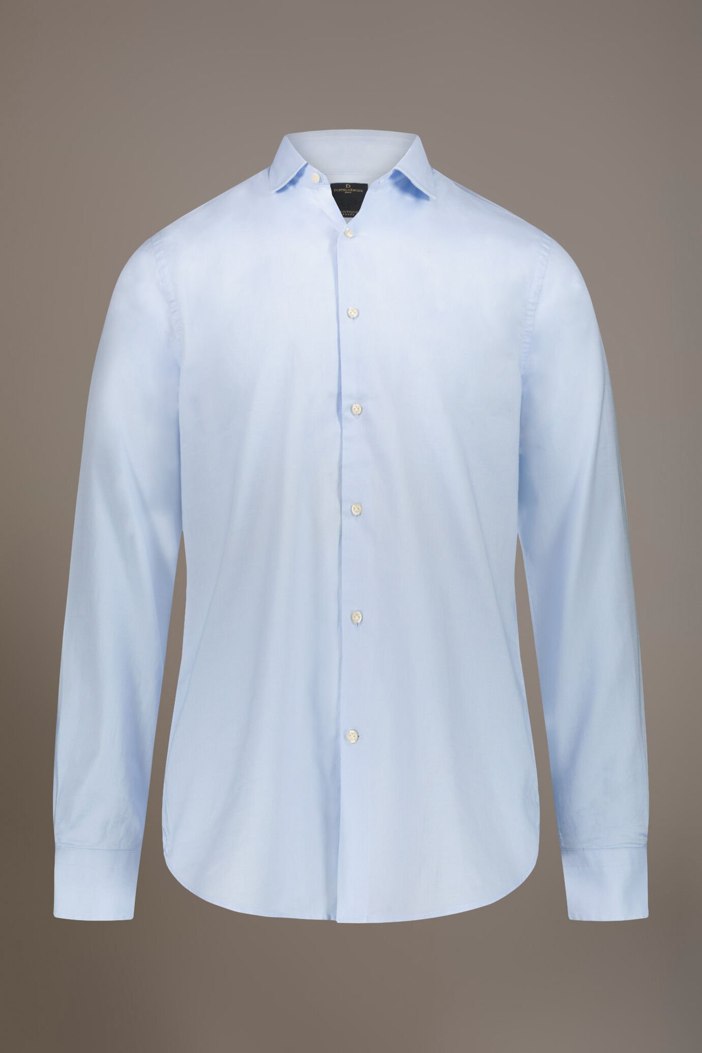 Camicia classica collo francese comfort fit tessuto oxford image number 3