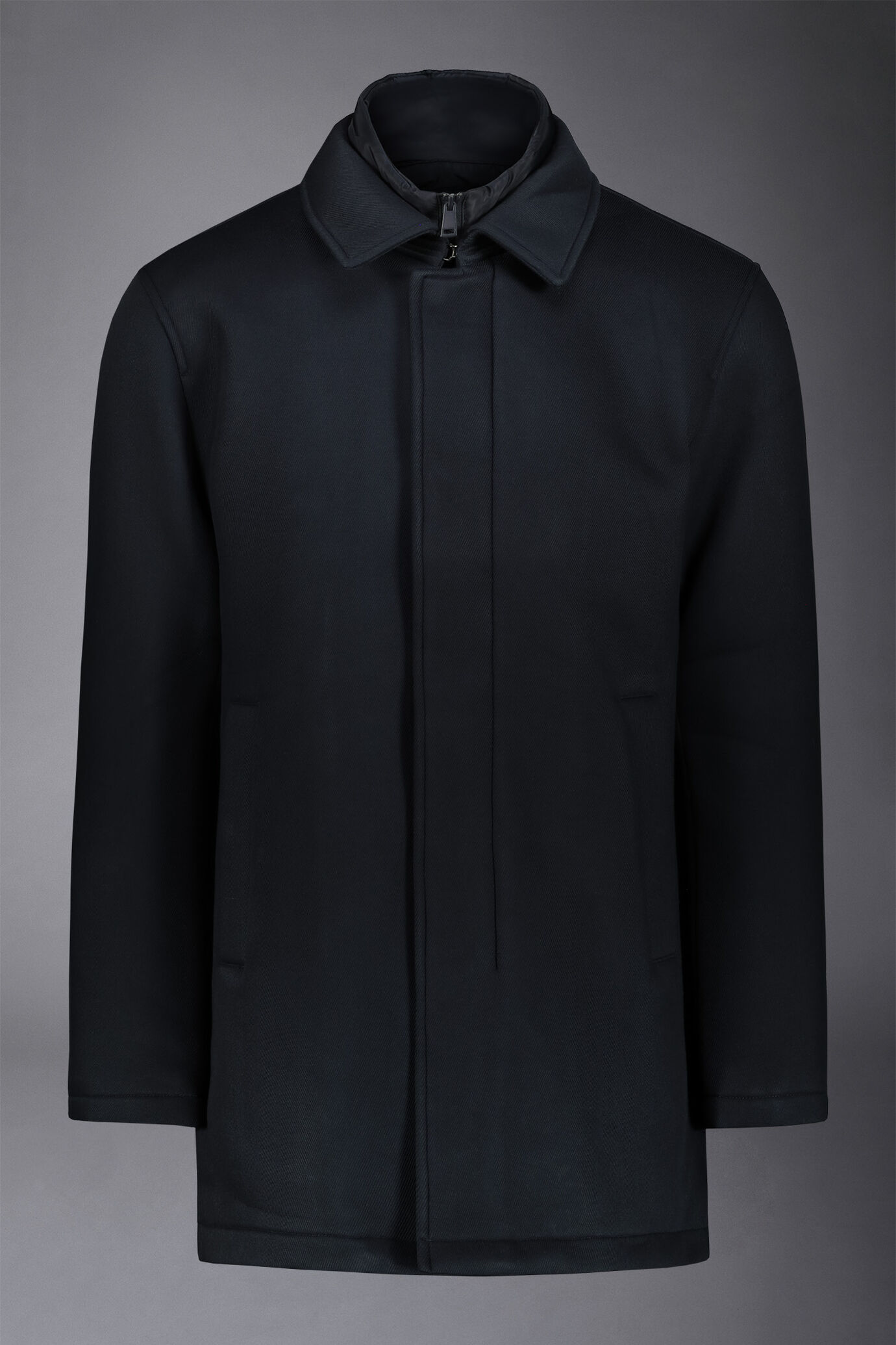 Manteau rembourré en sergé avec bavette détachable image number 4