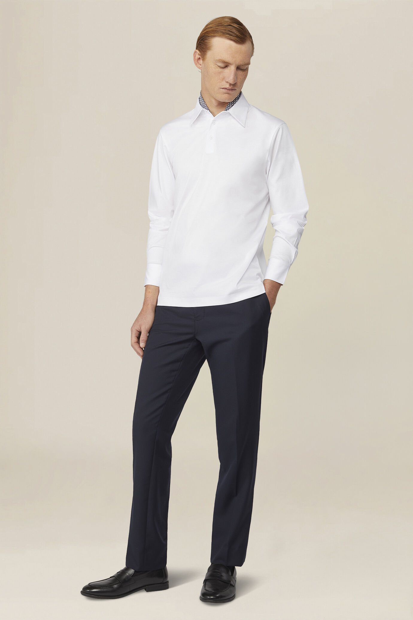 Men's polo shirt in 100% cotton, regular fit image number 1