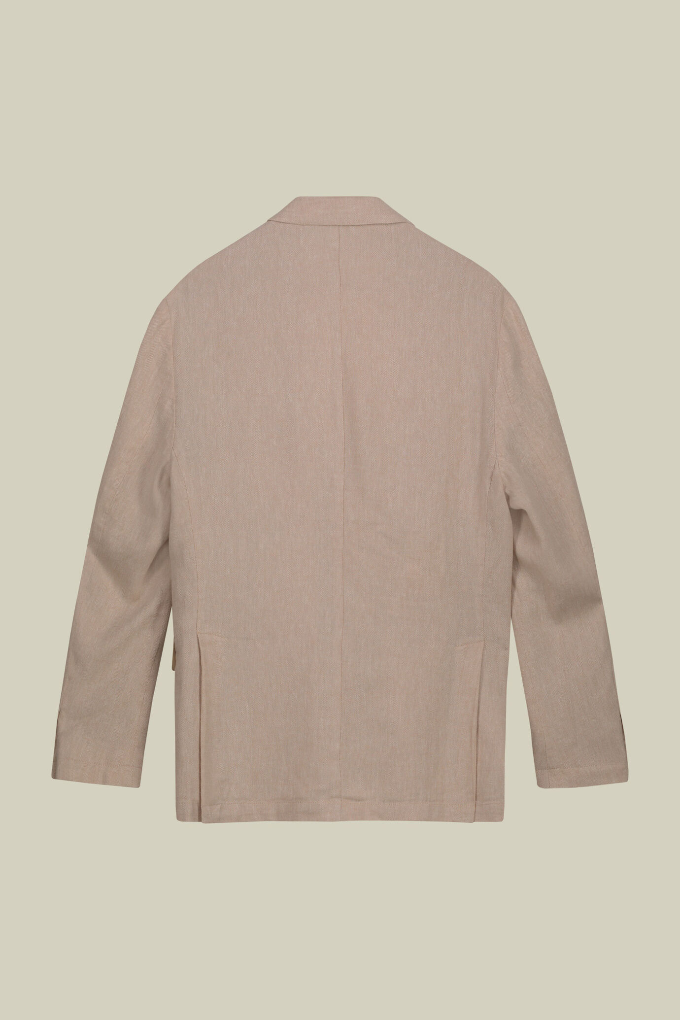 Veste homme à simple boutonnage, non doublée, avec revers en pointe et poches à rabat. image number 5