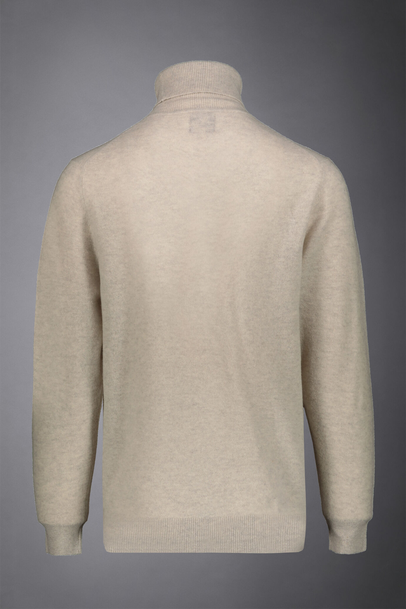 Maglia uomo collo alto in misto lana lambswool regular fit image number 5