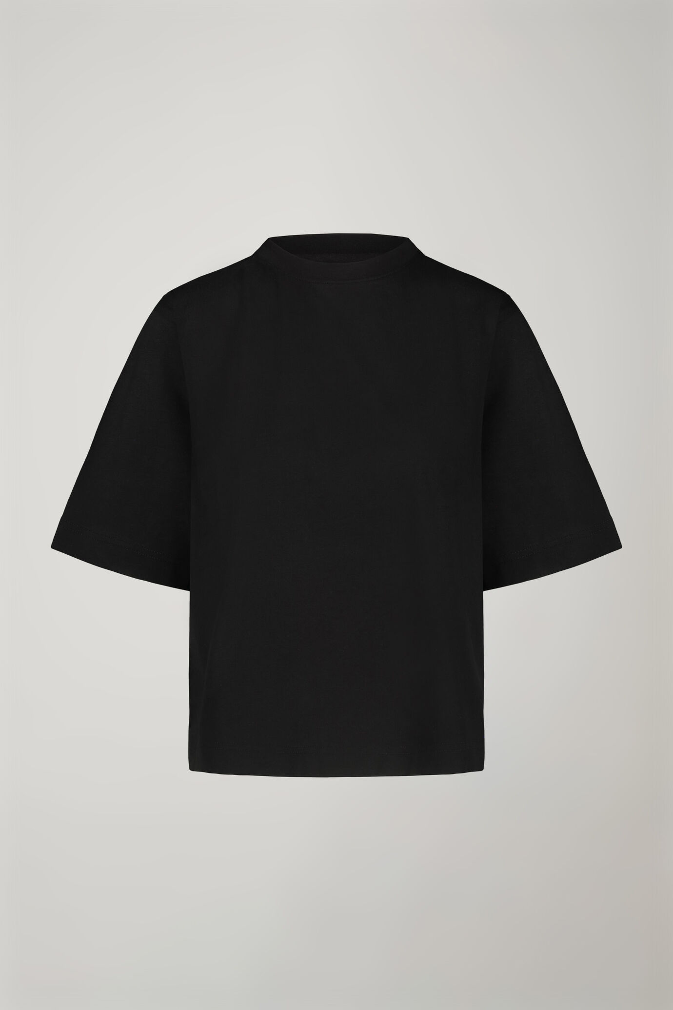 Damen-T-Shirt mit Rundhalsausschnitt aus 100 % Baumwolle in normaler Passform image number 5