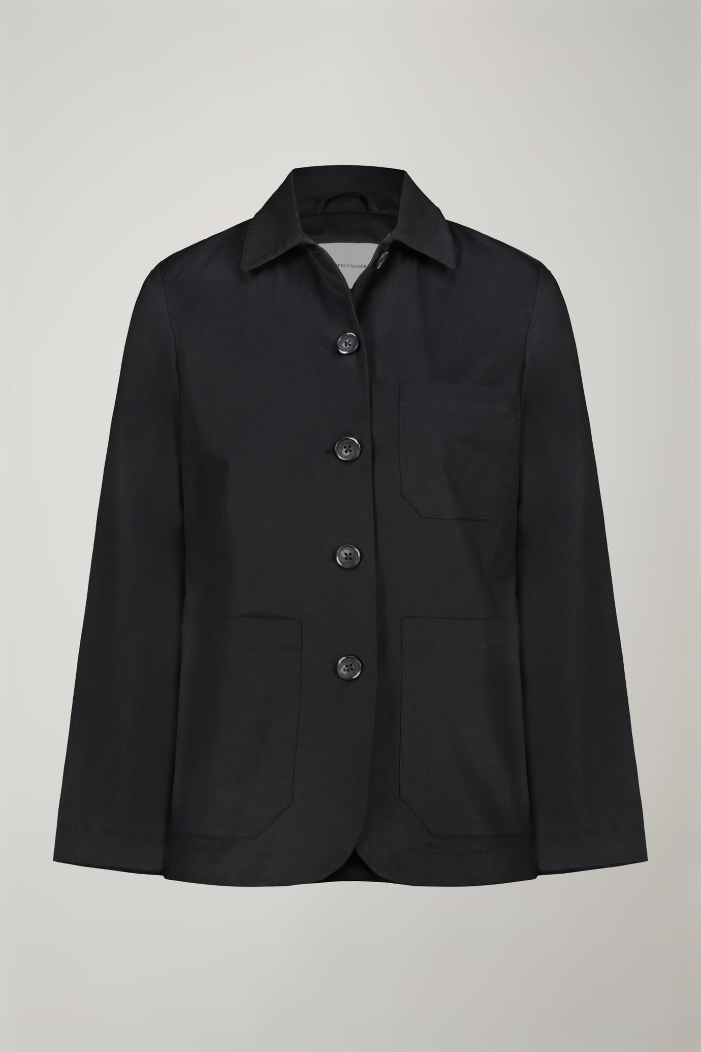 Giacca donna 100% cotone tasche a toppa regular fit image number 4