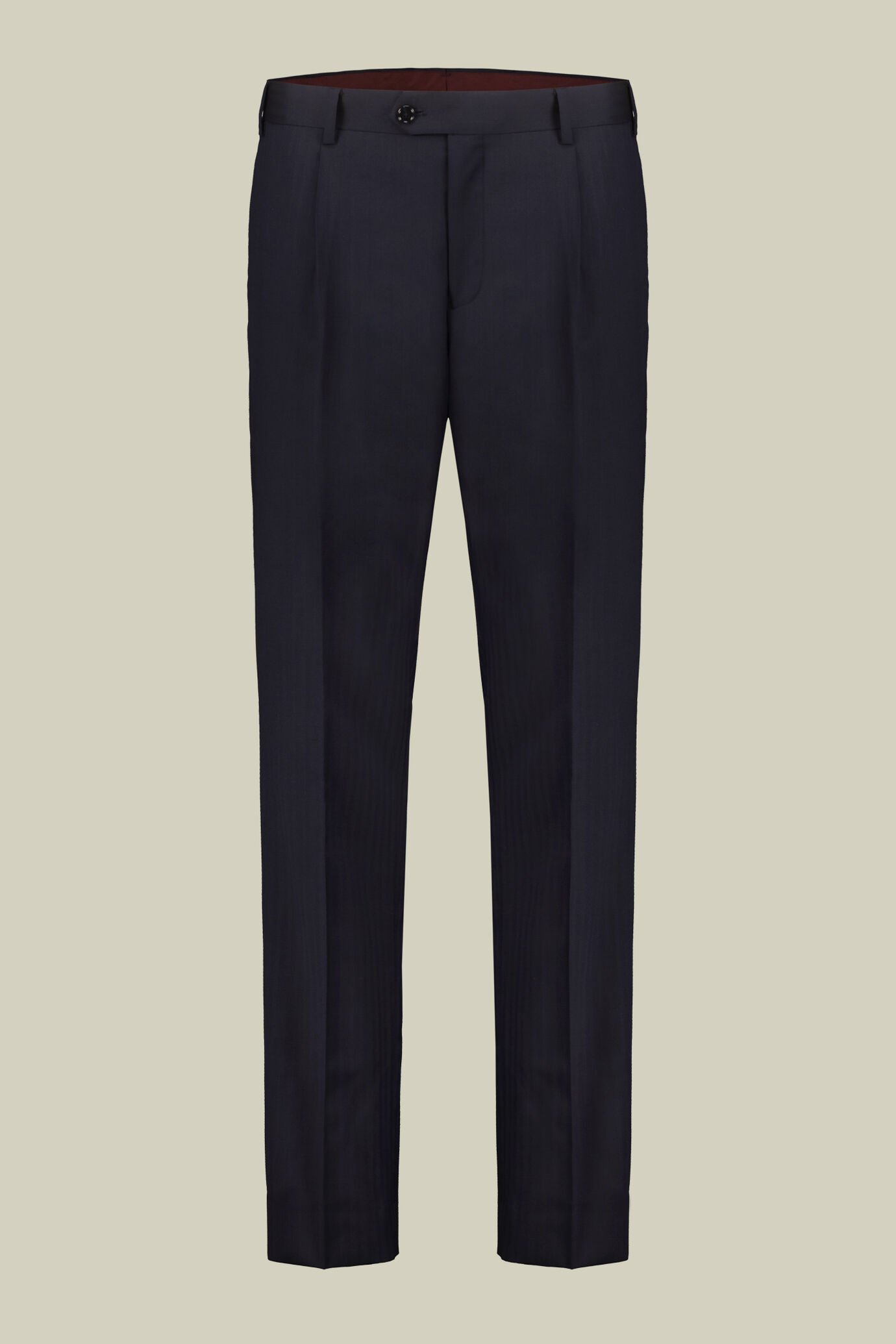 Abito uomo monopetto con pantalone classico ad una pince, in 100% lana con tessitura herringbone image number 7