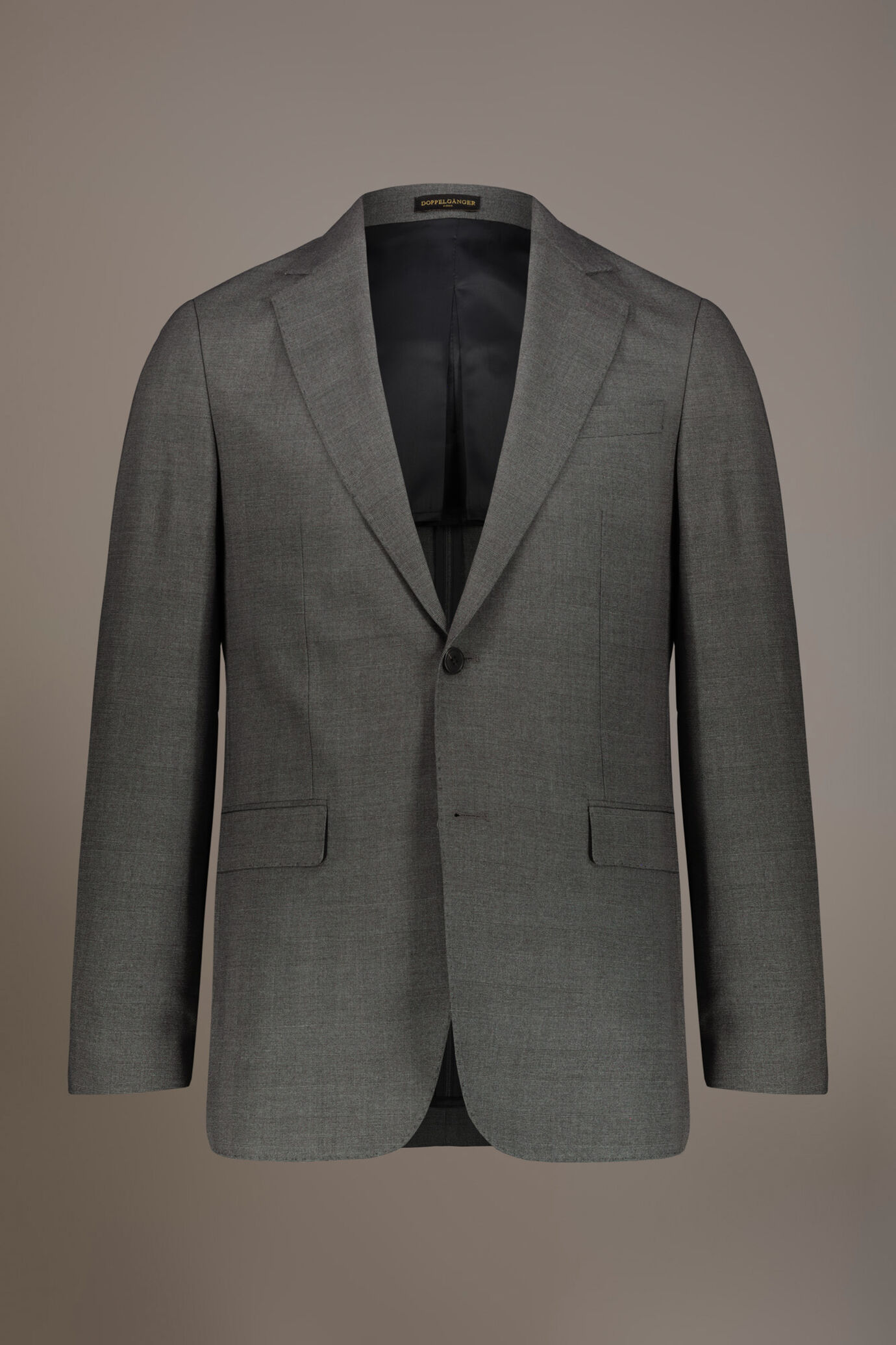 Single breasted suit flat trousers prince of wales fabric design image number 5