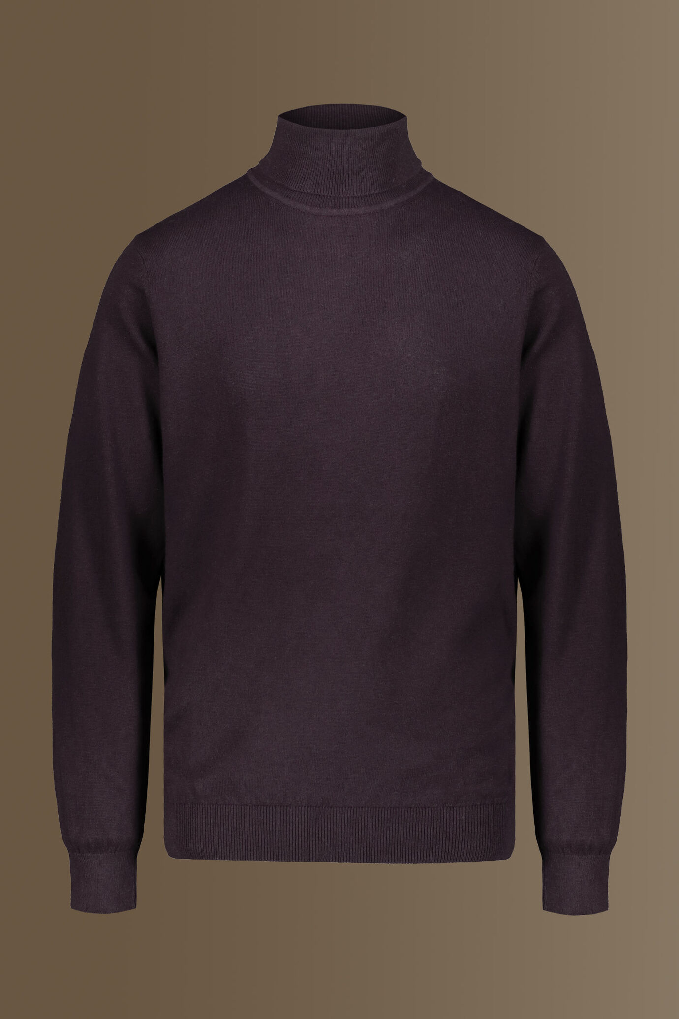 Maglia collo alto misto lana e cotone image number 3