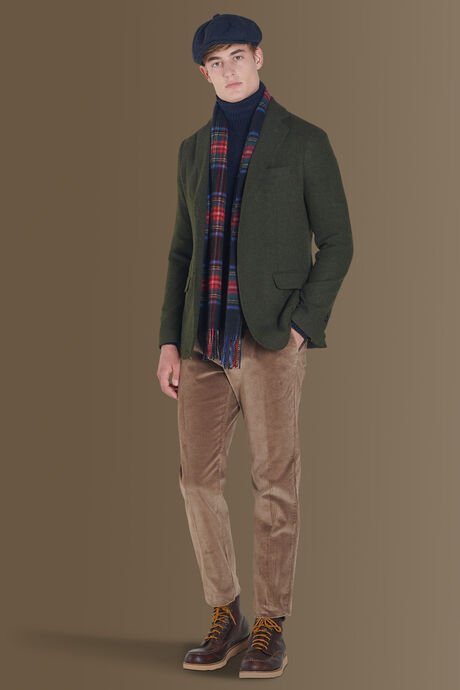 Giacca monopetto in tweed