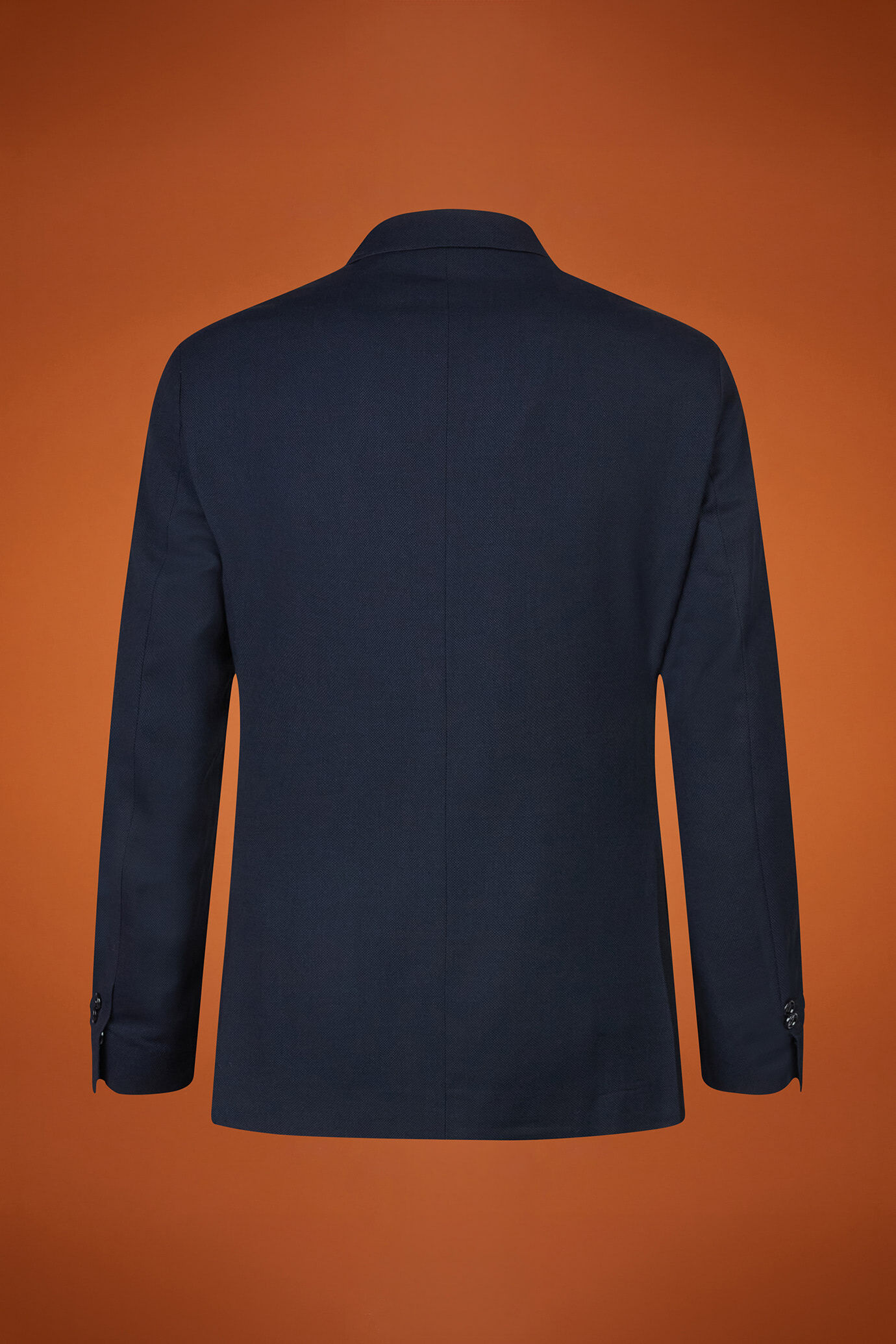 Men's regular fit single-breasted suit in birdseye fabric image number 5