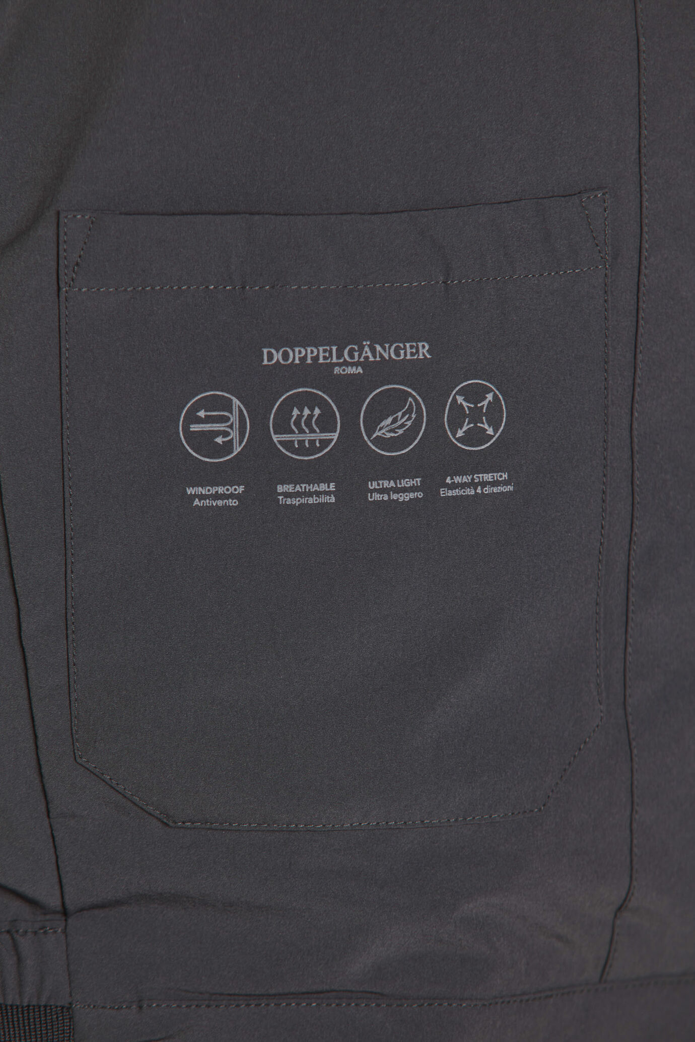 Waterproof sailor jacket with zip image number 4